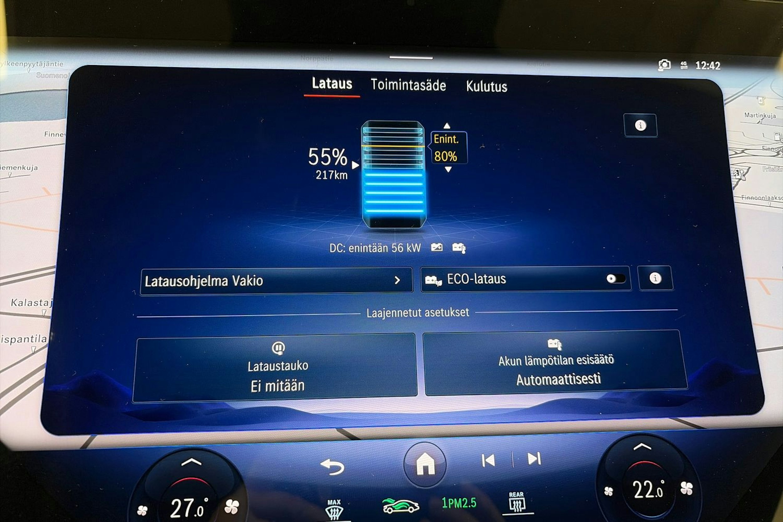 Harmaa Mercedes-Benz EQS 2022 kuva 27.