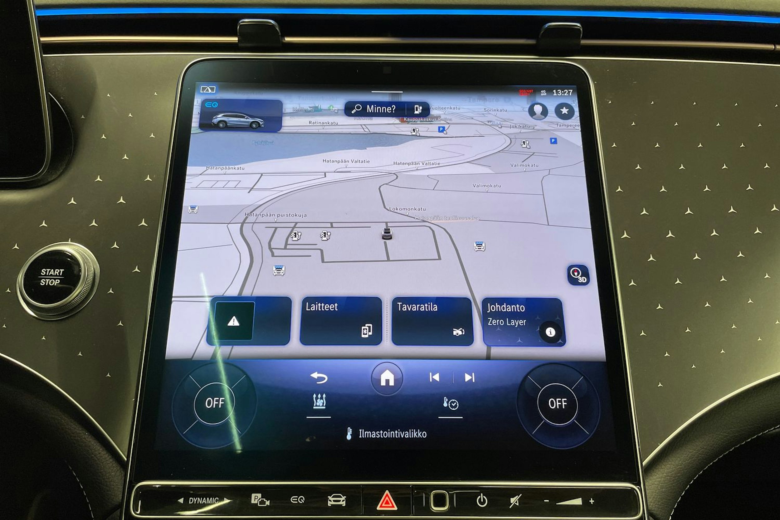 harmaa Mercedes-Benz EQS 2022 kuva 20.