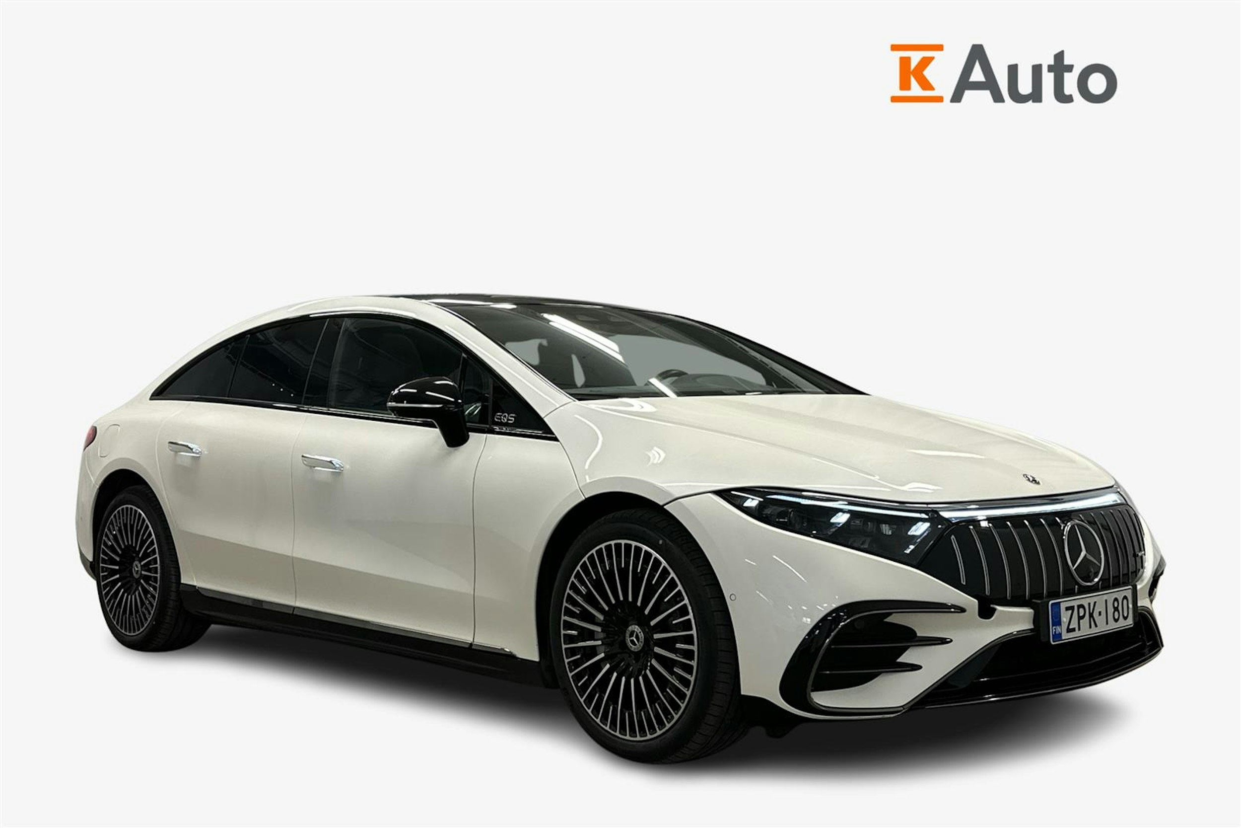 valkoinen Mercedes-Benz EQS 2022 kuva 1.