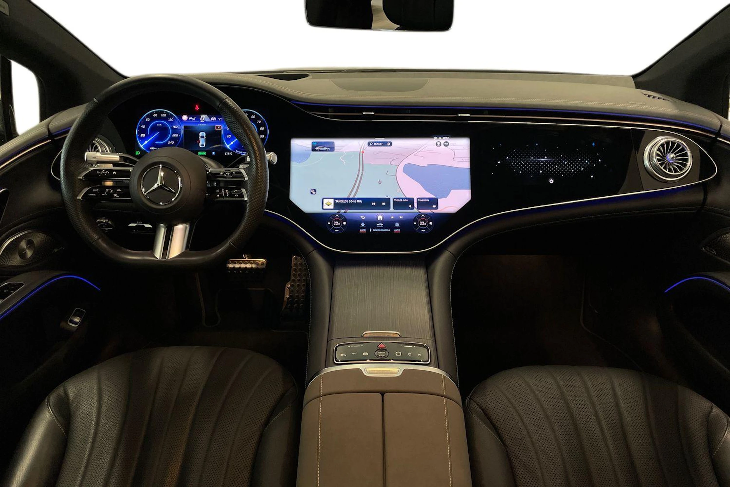 Musta Mercedes-Benz EQS 2023 kuva 7.