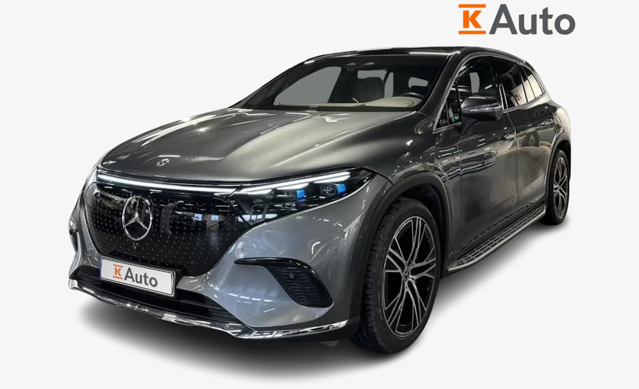harmaa Mercedes-Benz EQS SUV 2023 kuva 1.