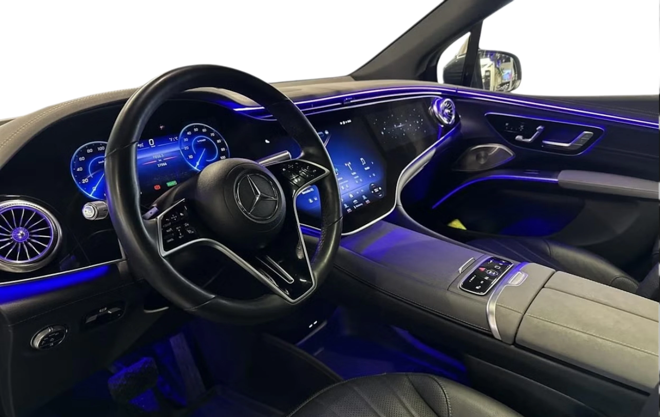 harmaa Mercedes-Benz EQS SUV 2023 kuva 4.
