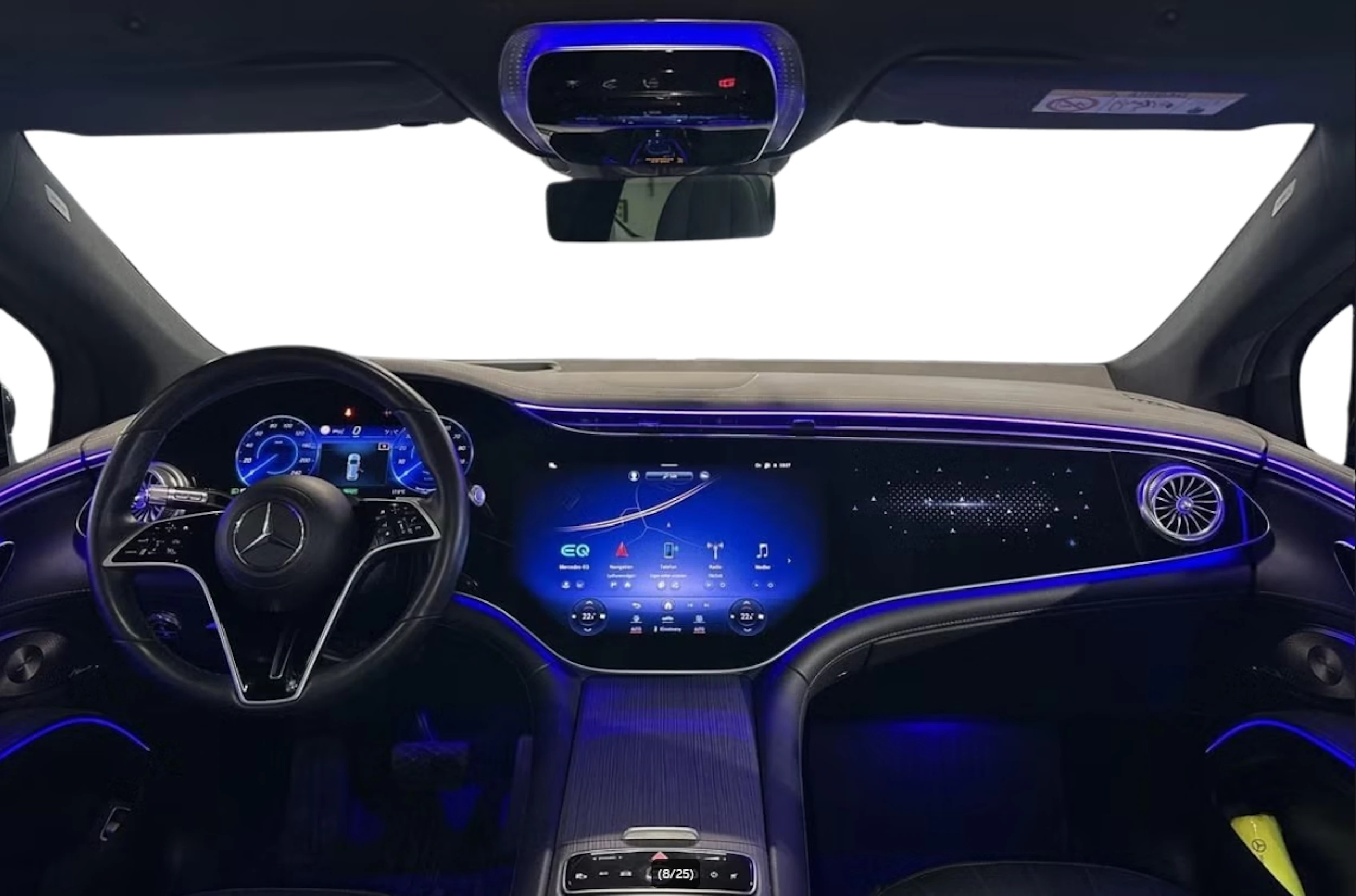 harmaa Mercedes-Benz EQS SUV 2023 kuva 6.