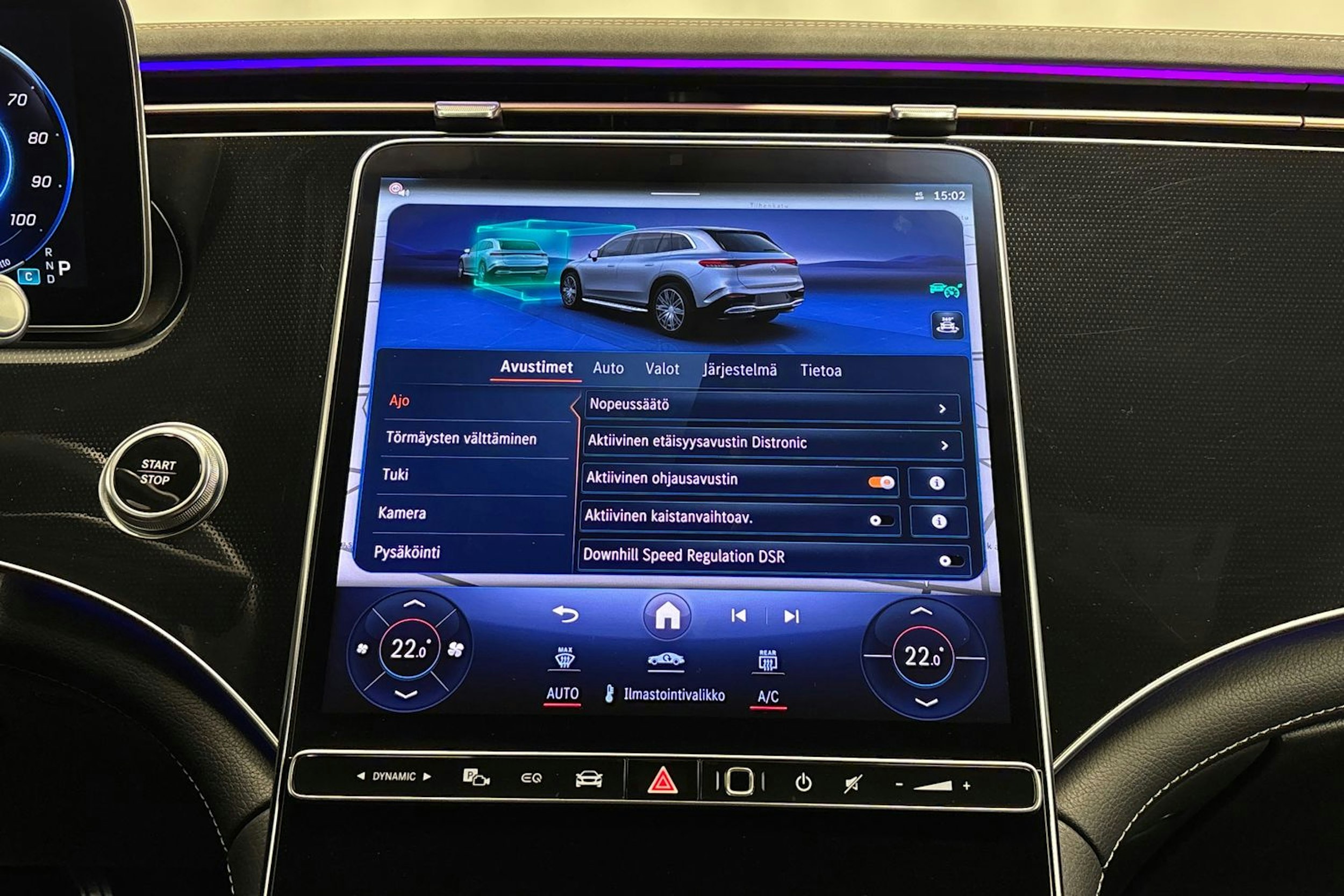 Harmaa Mercedes-Benz EQS SUV 2023 kuva 22.