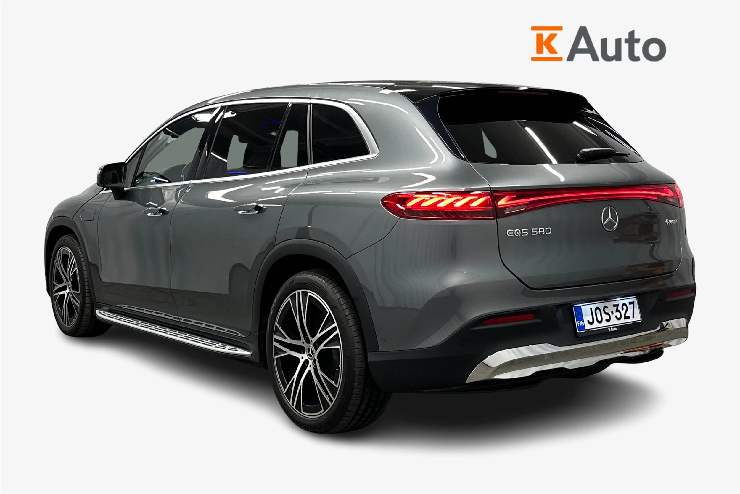 harmaa Mercedes-Benz EQS SUV 2023 kuva 3.