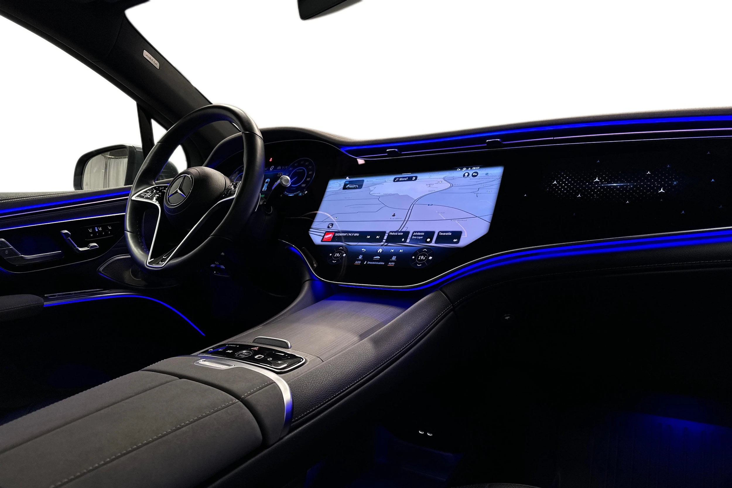 harmaa Mercedes-Benz EQS SUV 2023 kuva 9.