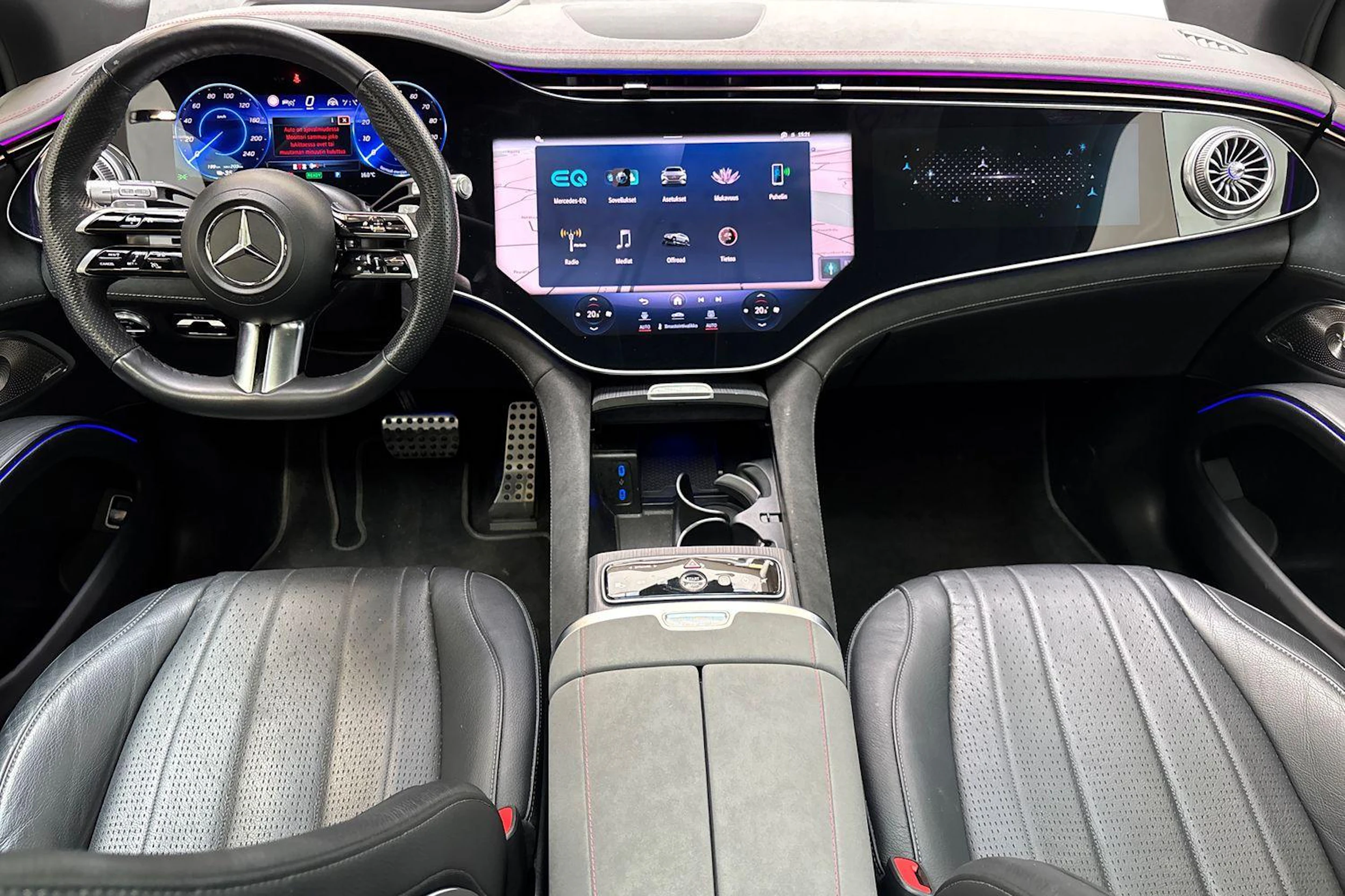 musta Mercedes-Benz EQS SUV 2023 kuva 7.
