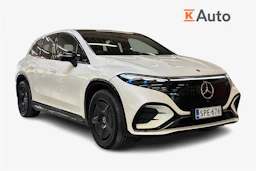 Valkoinen Mercedes-Benz EQS SUV 2023 kuva 1.
