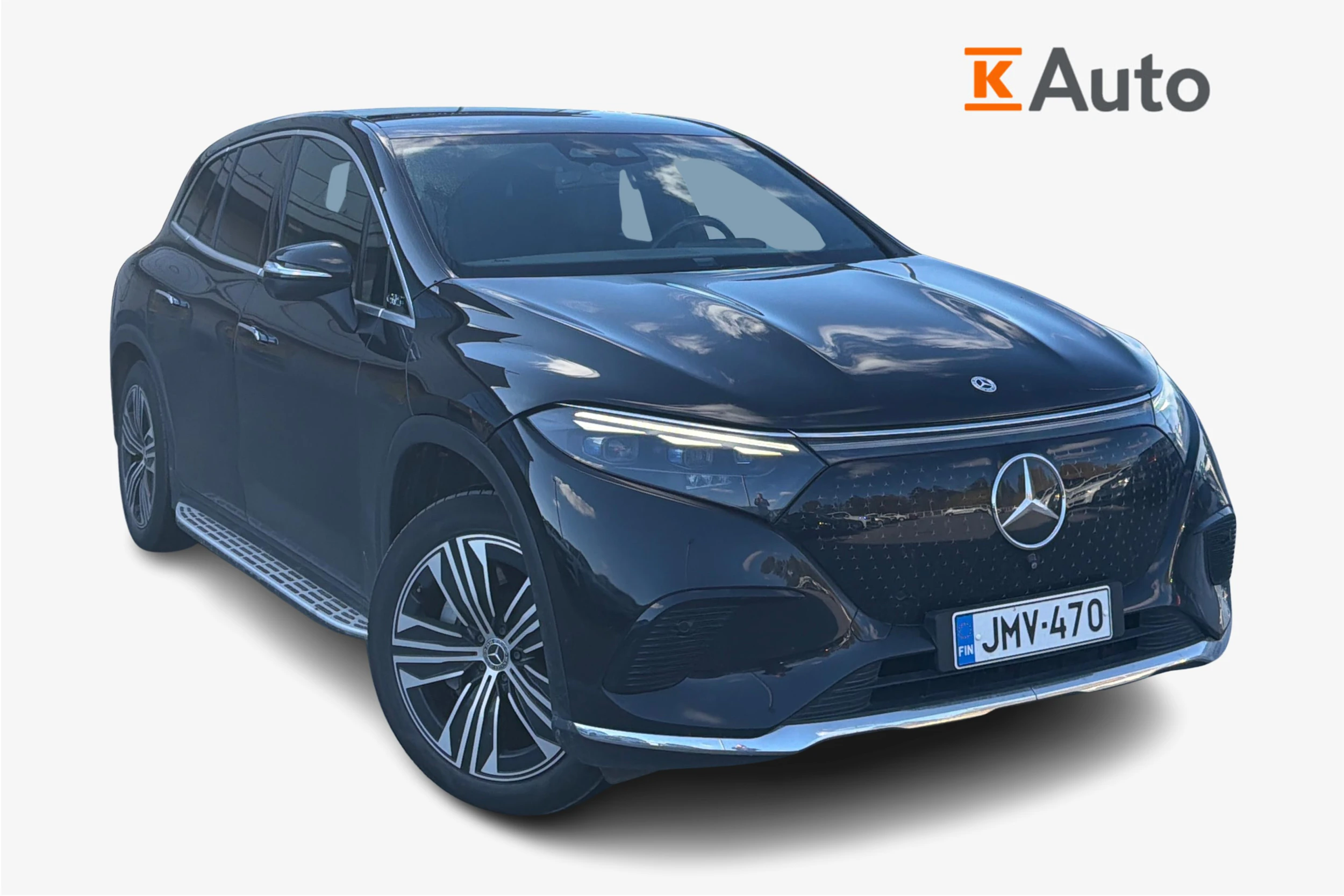Musta Mercedes-Benz EQS SUV 2024 kuva 1.