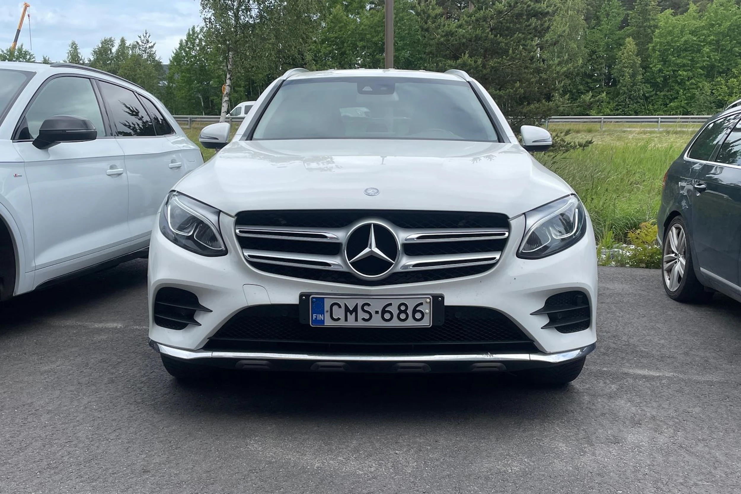 valkoinen Mercedes-Benz GLC 2016 kuva 4.