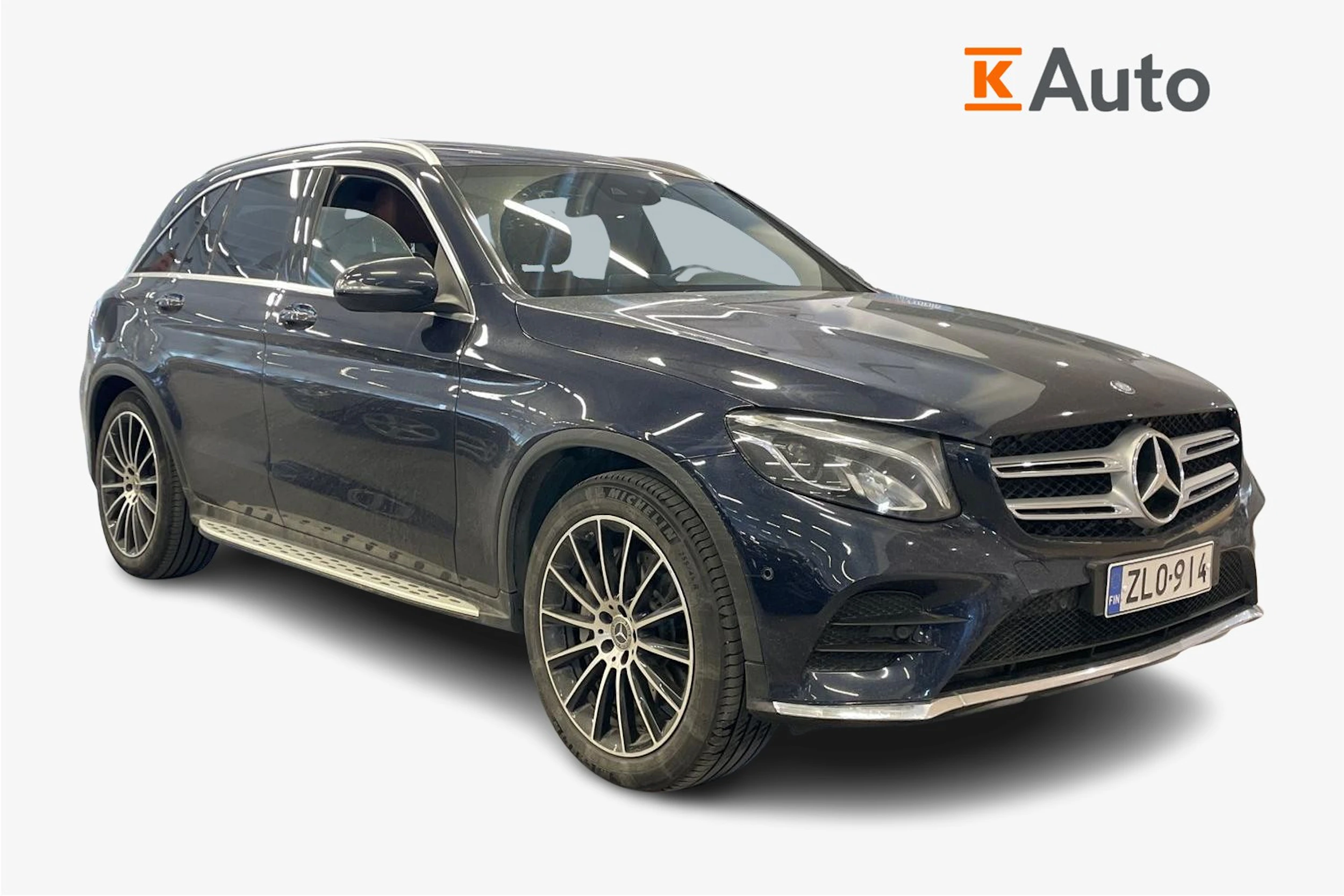 Sininen Mercedes-Benz GLC 2016 kuva 1.