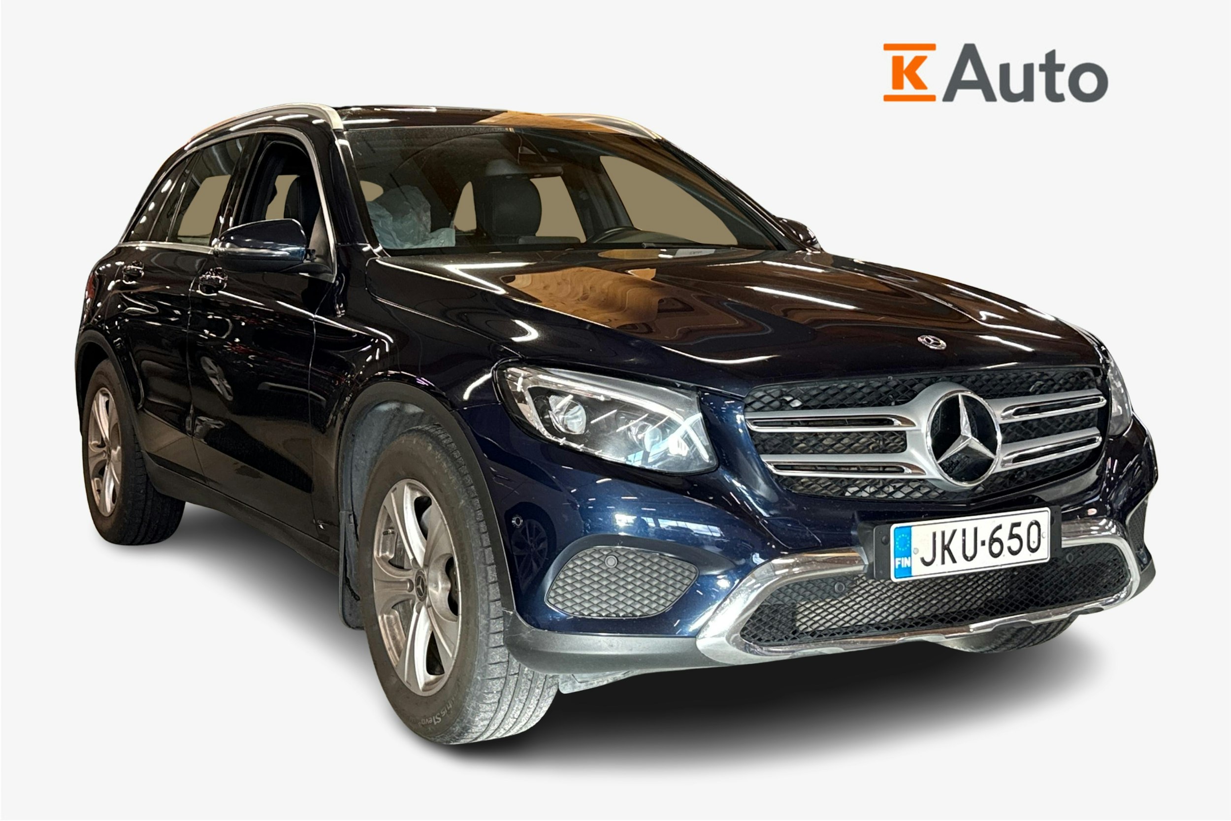sininen Mercedes-Benz GLC 2018 kuva 1.