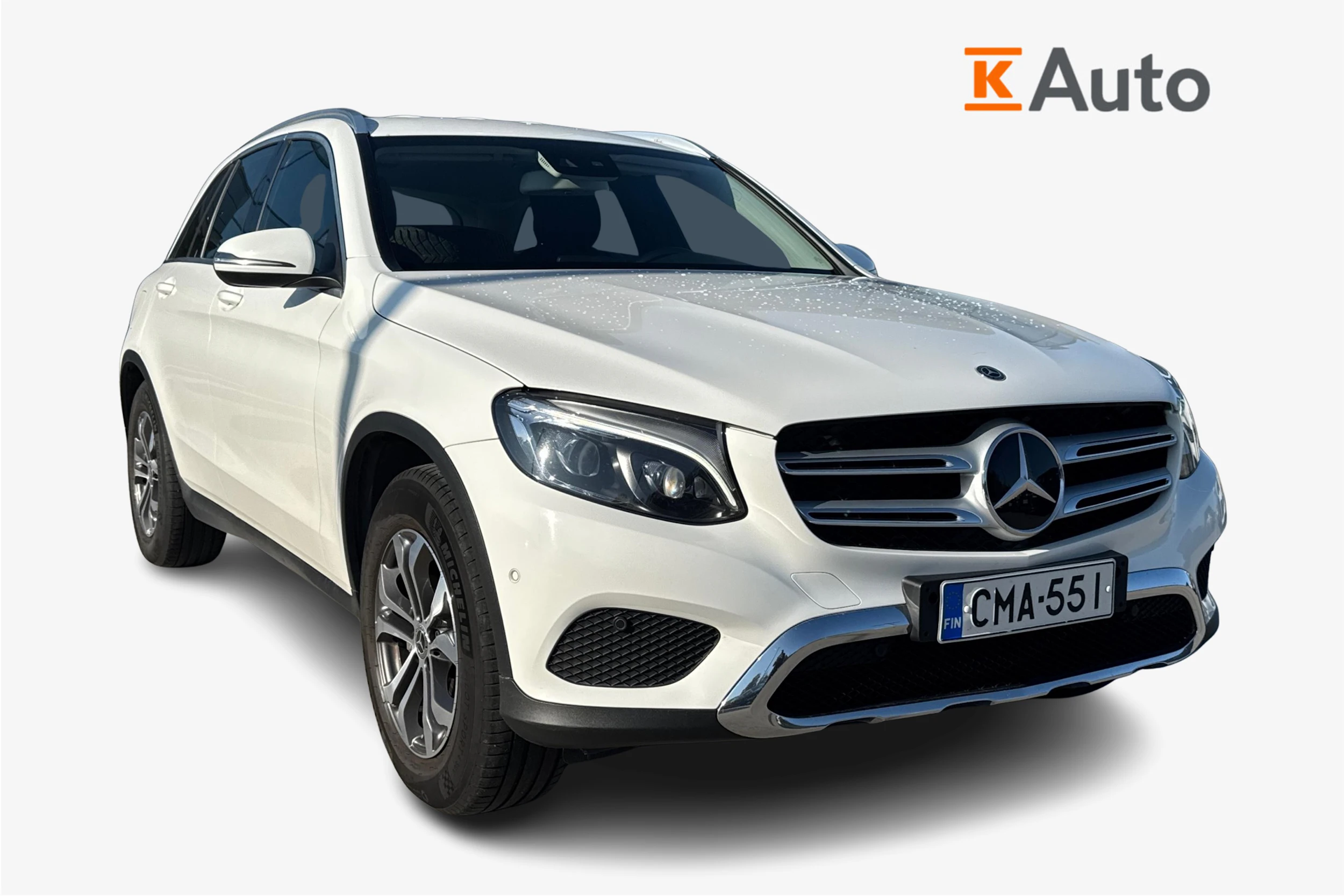 Valkoinen Mercedes-Benz GLC 2019 kuva 1.