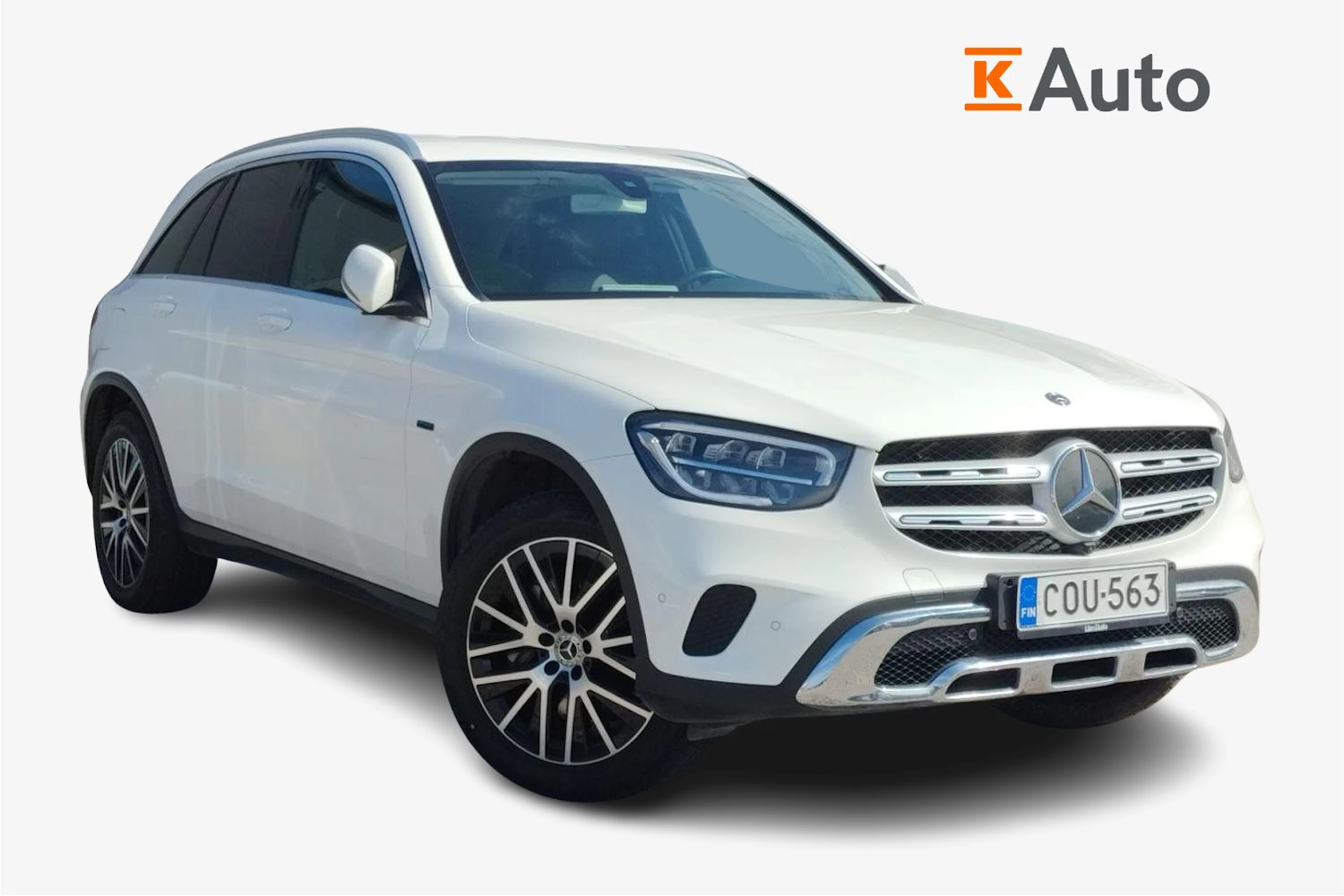 valkoinen Mercedes-Benz GLC 2020 kuva 1.