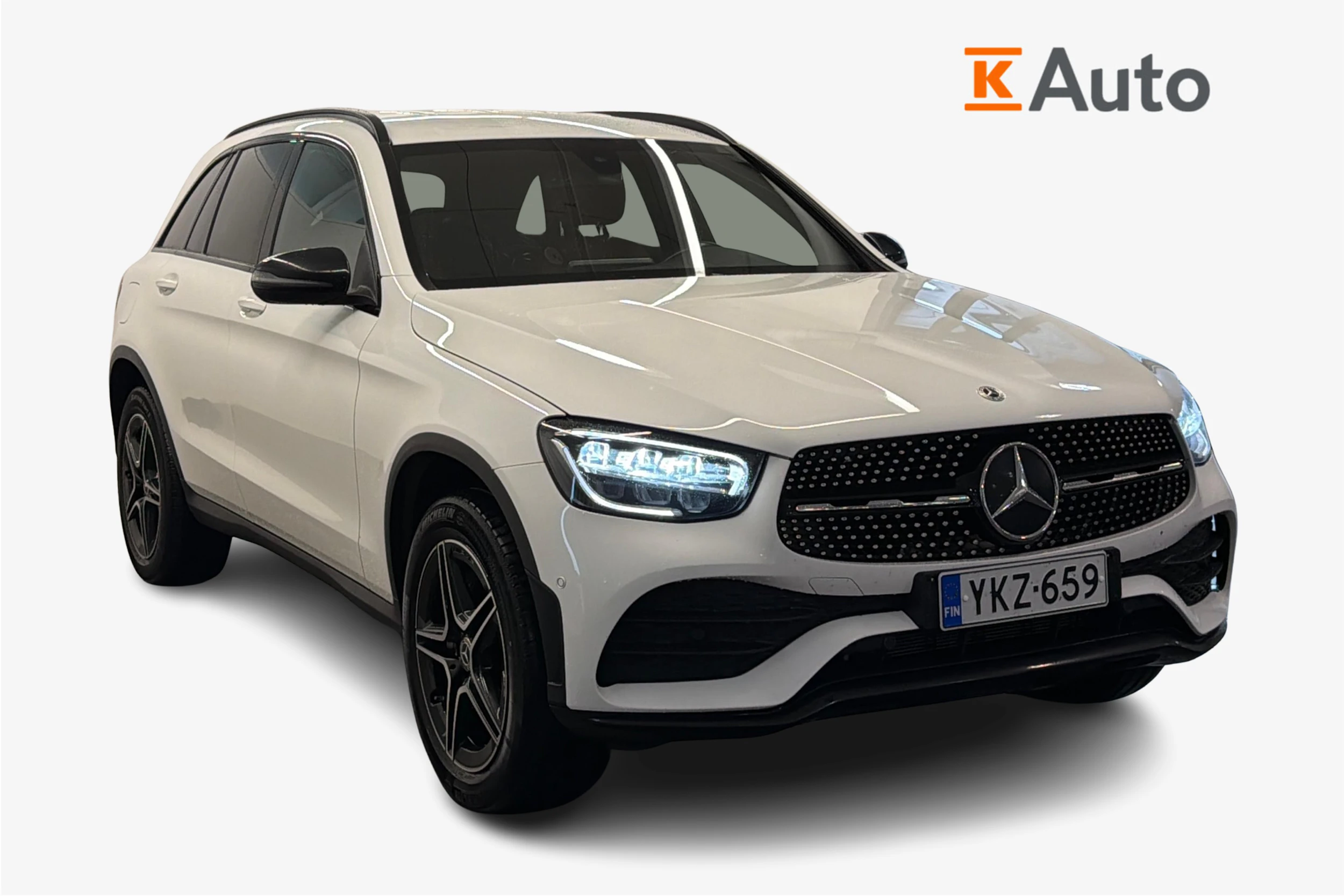 valkoinen Mercedes-Benz GLC 2022 kuva 1.