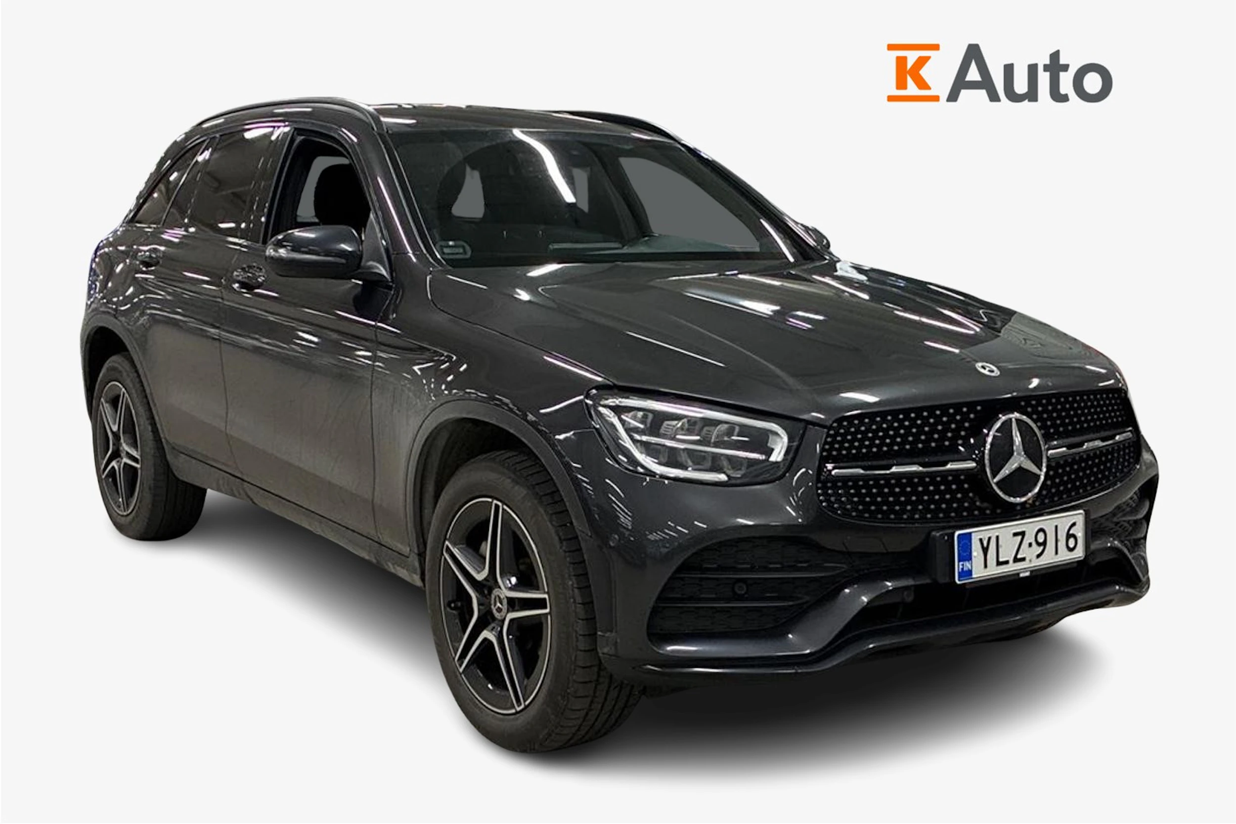 met. harmaa Mercedes-Benz GLC 2022 kuva 1.