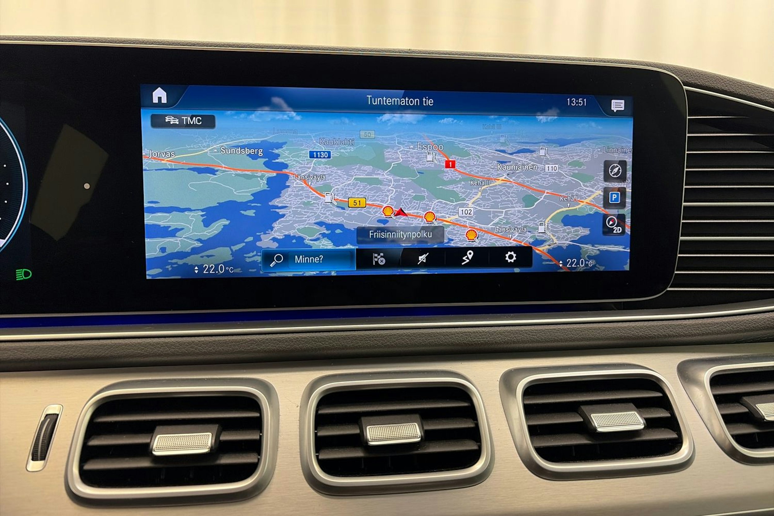 Sininen Mercedes-Benz GLE 2020 kuva 27.