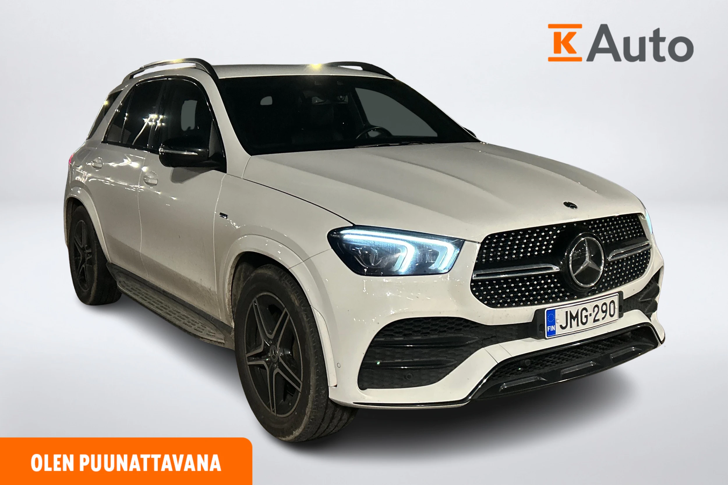 valkoinen Mercedes-Benz GLE 2021 kuva 1.