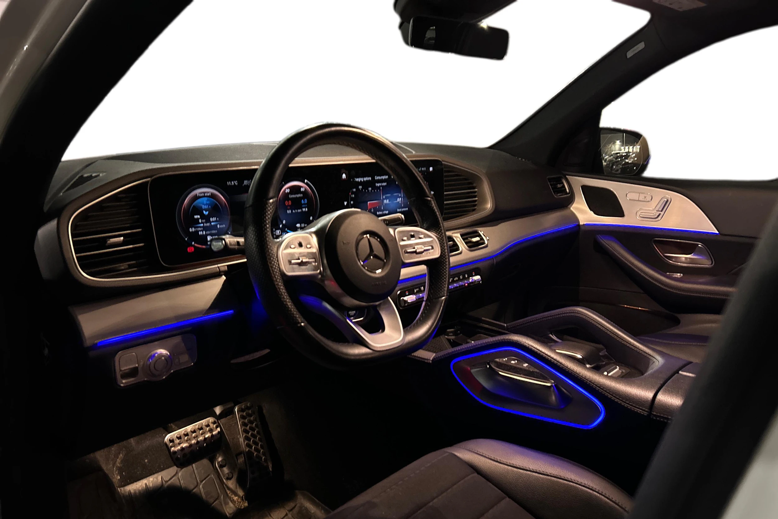 valkoinen Mercedes-Benz GLE 2021 kuva 3.