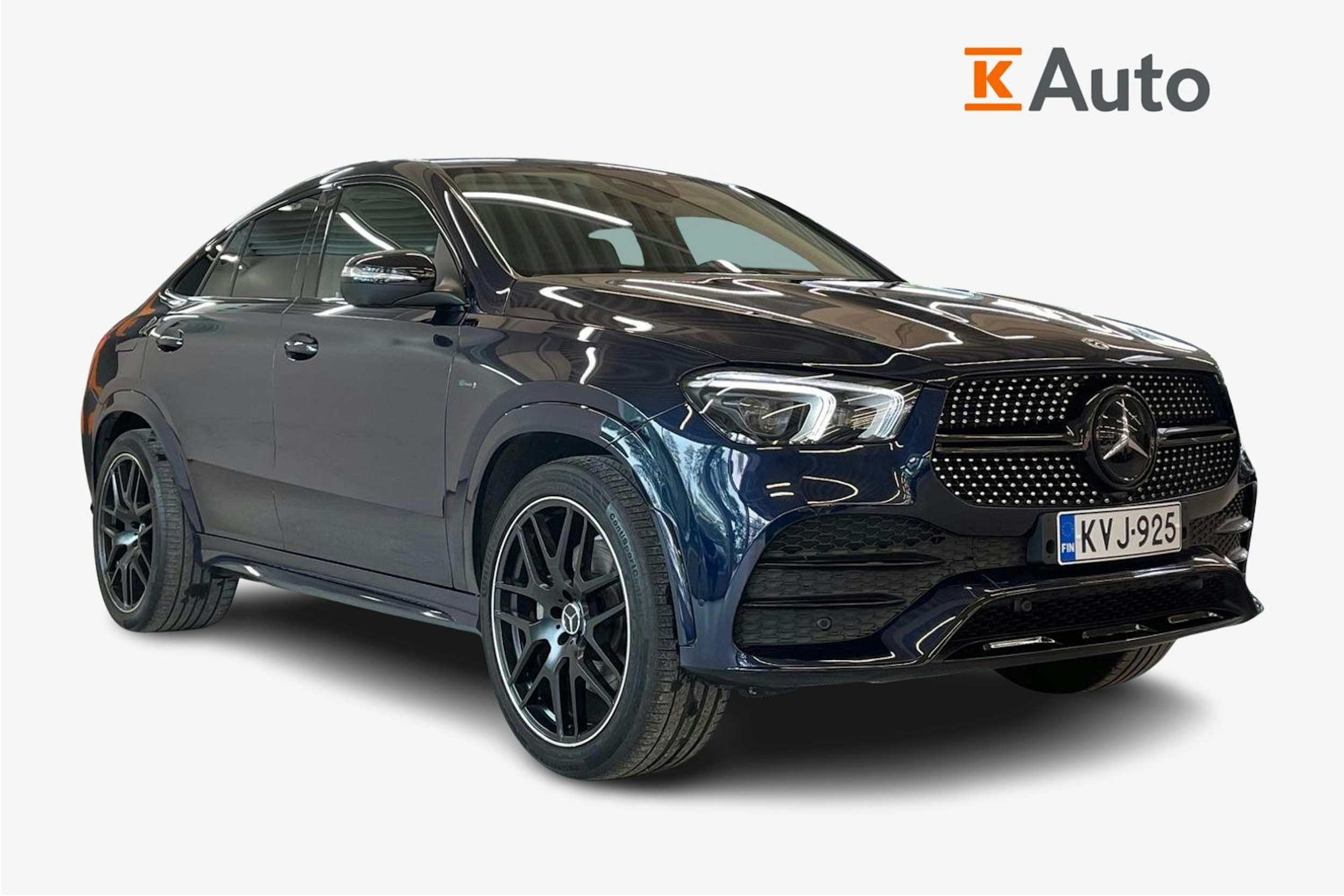 Sininen Mercedes-Benz GLE 2021 kuva 1.