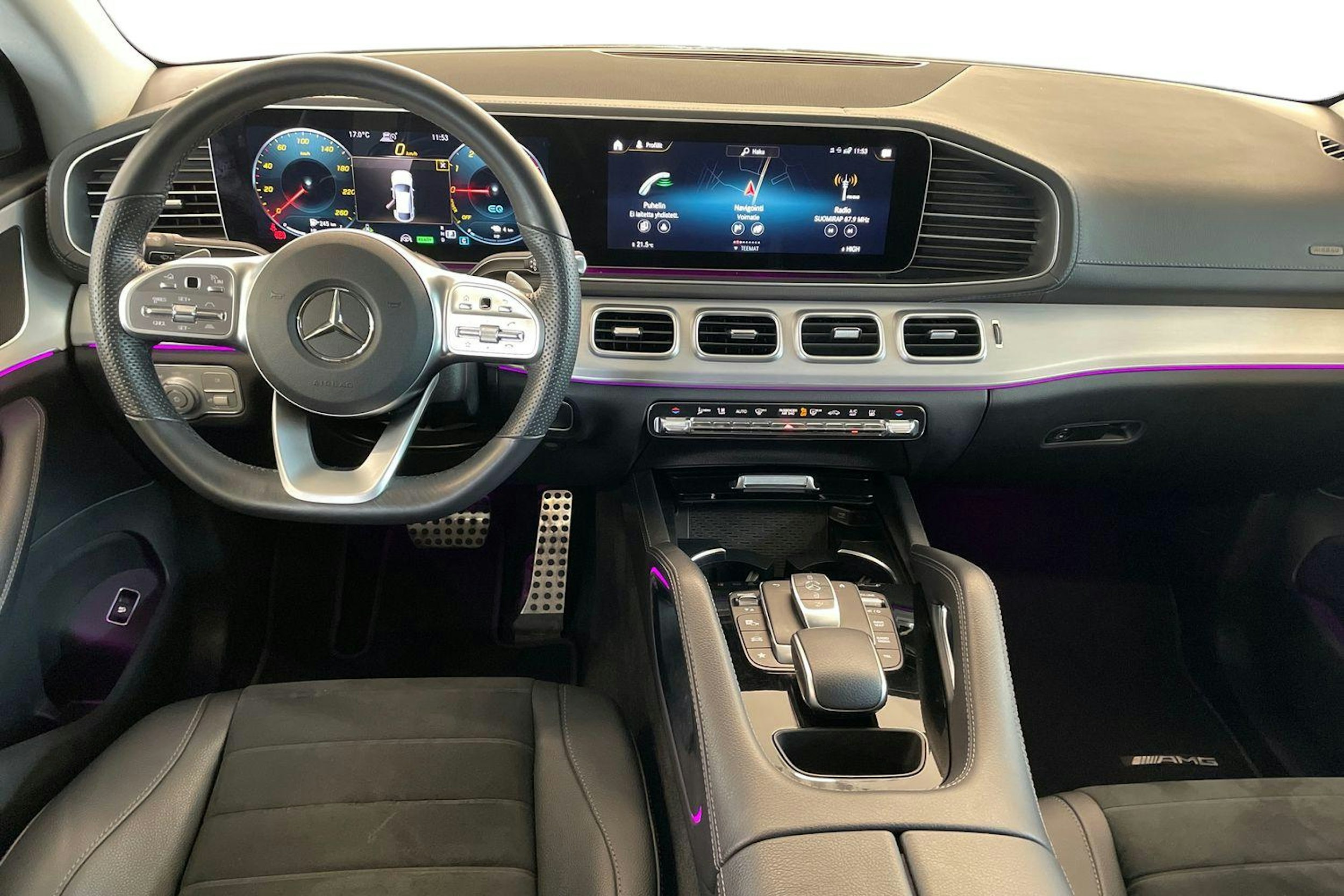 Sininen Mercedes-Benz GLE 2021 kuva 9.