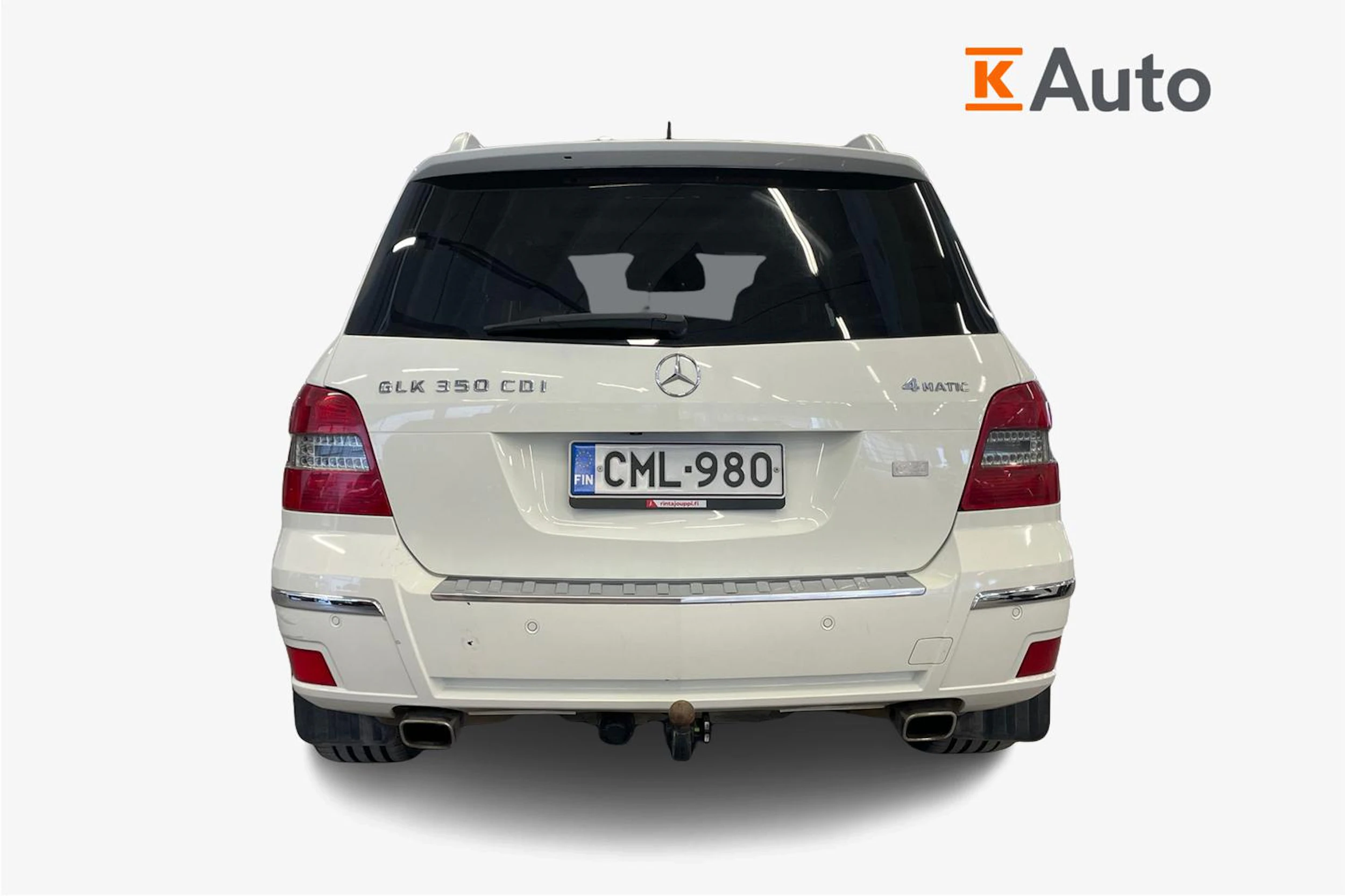 valkoinen Mercedes-Benz GLK 2010 kuva 4.