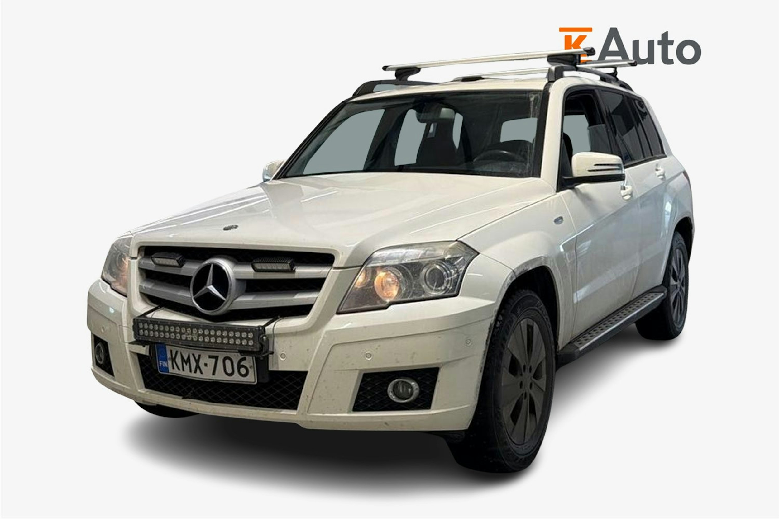valkoinen Mercedes-Benz GLK 2010 kuva 1.