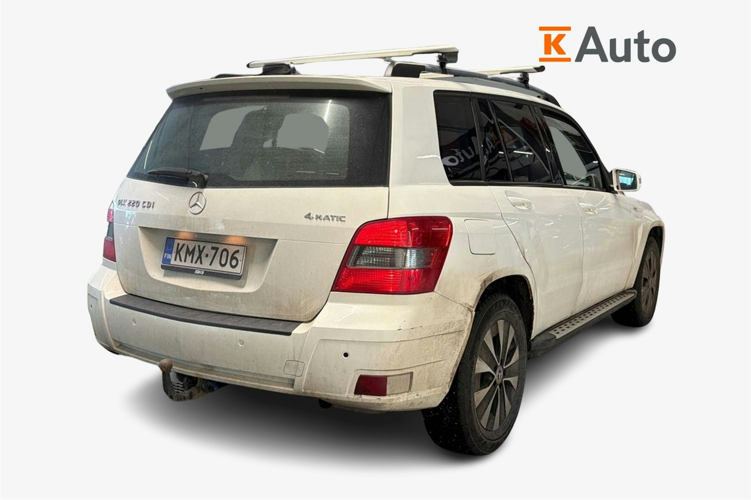 valkoinen Mercedes-Benz GLK 2010 kuva 2.