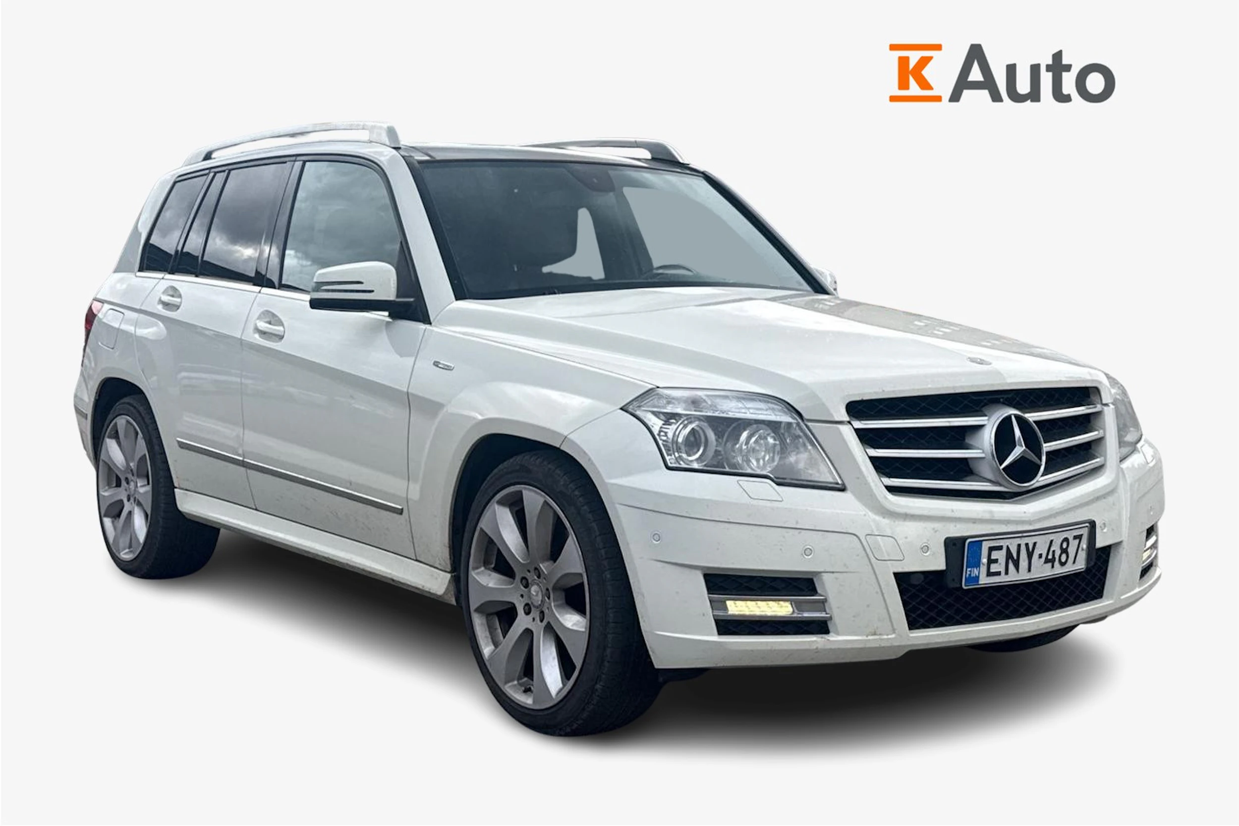valkoinen Mercedes-Benz GLK 2012 kuva 1.