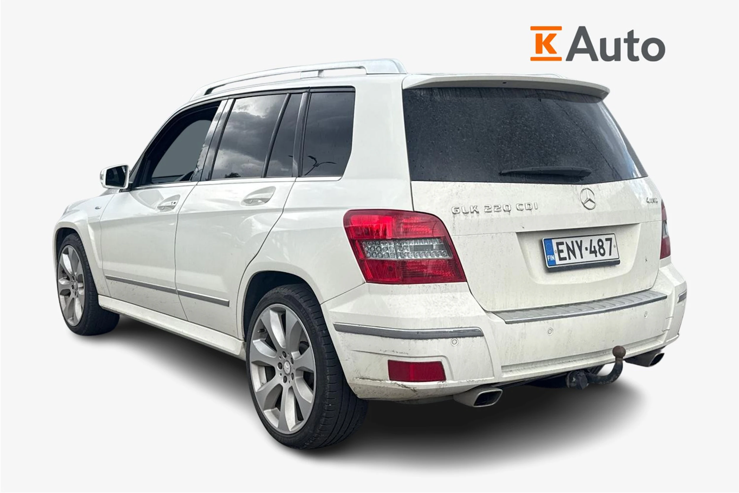 valkoinen Mercedes-Benz GLK 2012 kuva 2.