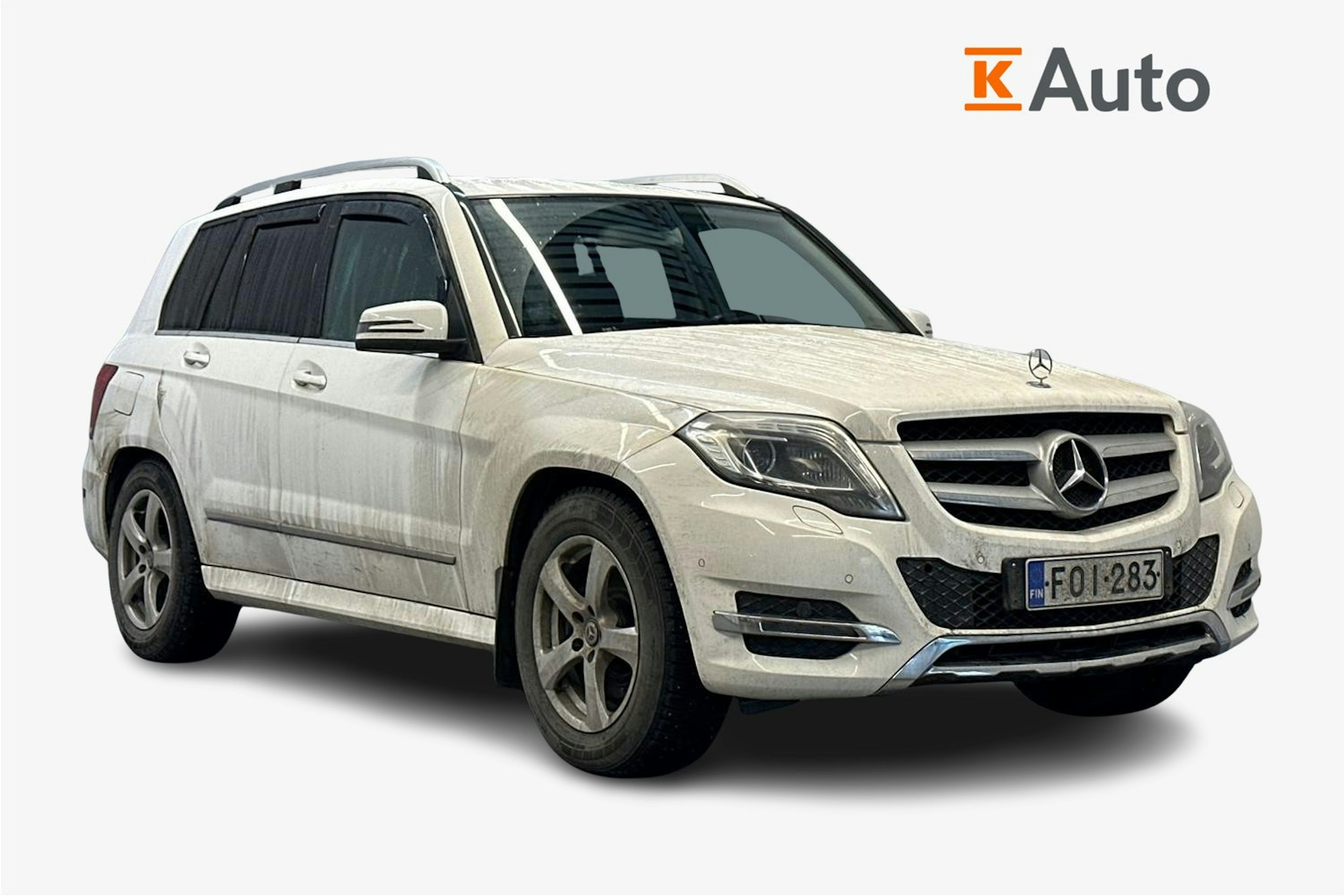 valkoinen Mercedes-Benz GLK 2014 kuva 1.