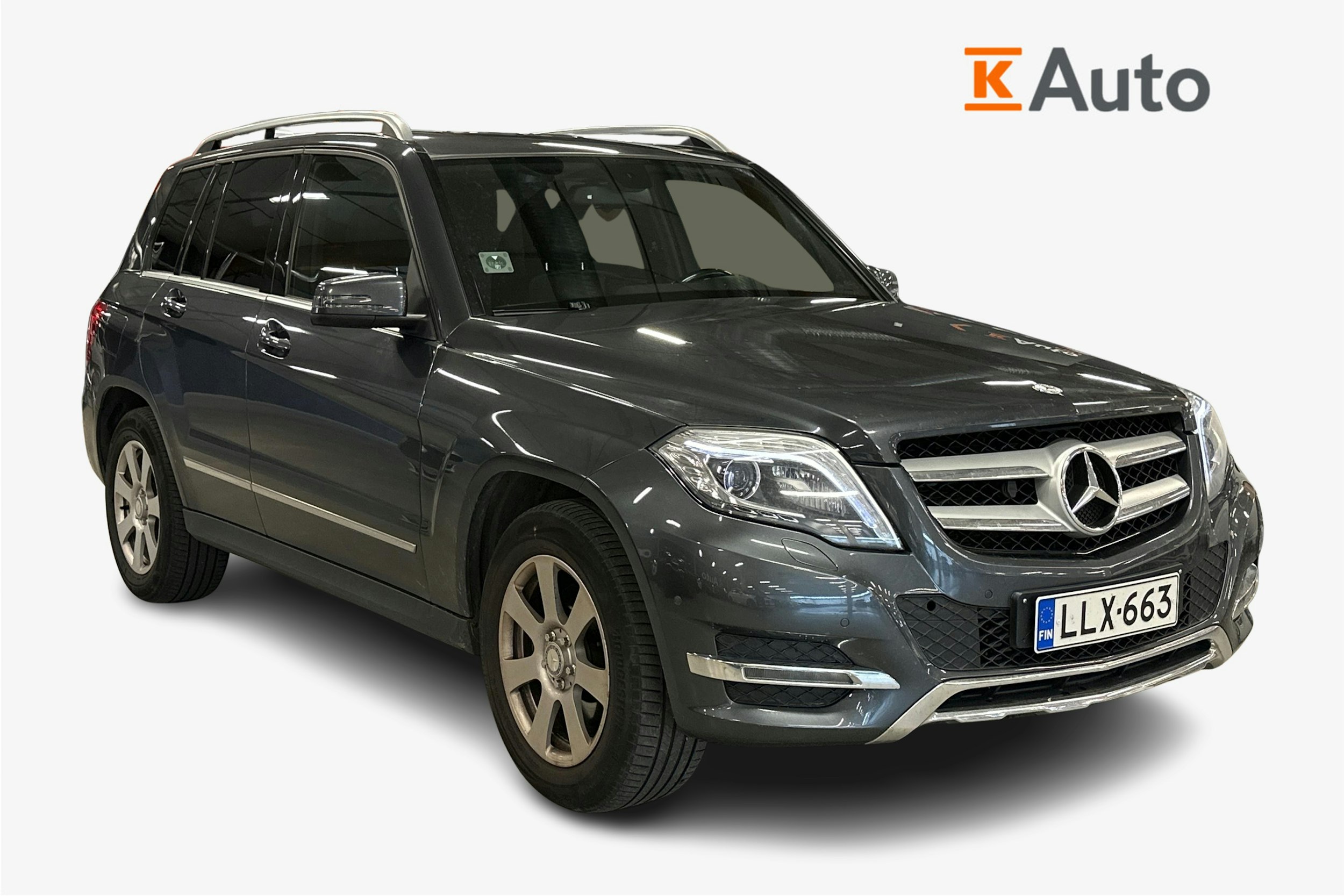 harmaa Mercedes-Benz GLK 2014 kuva 1.