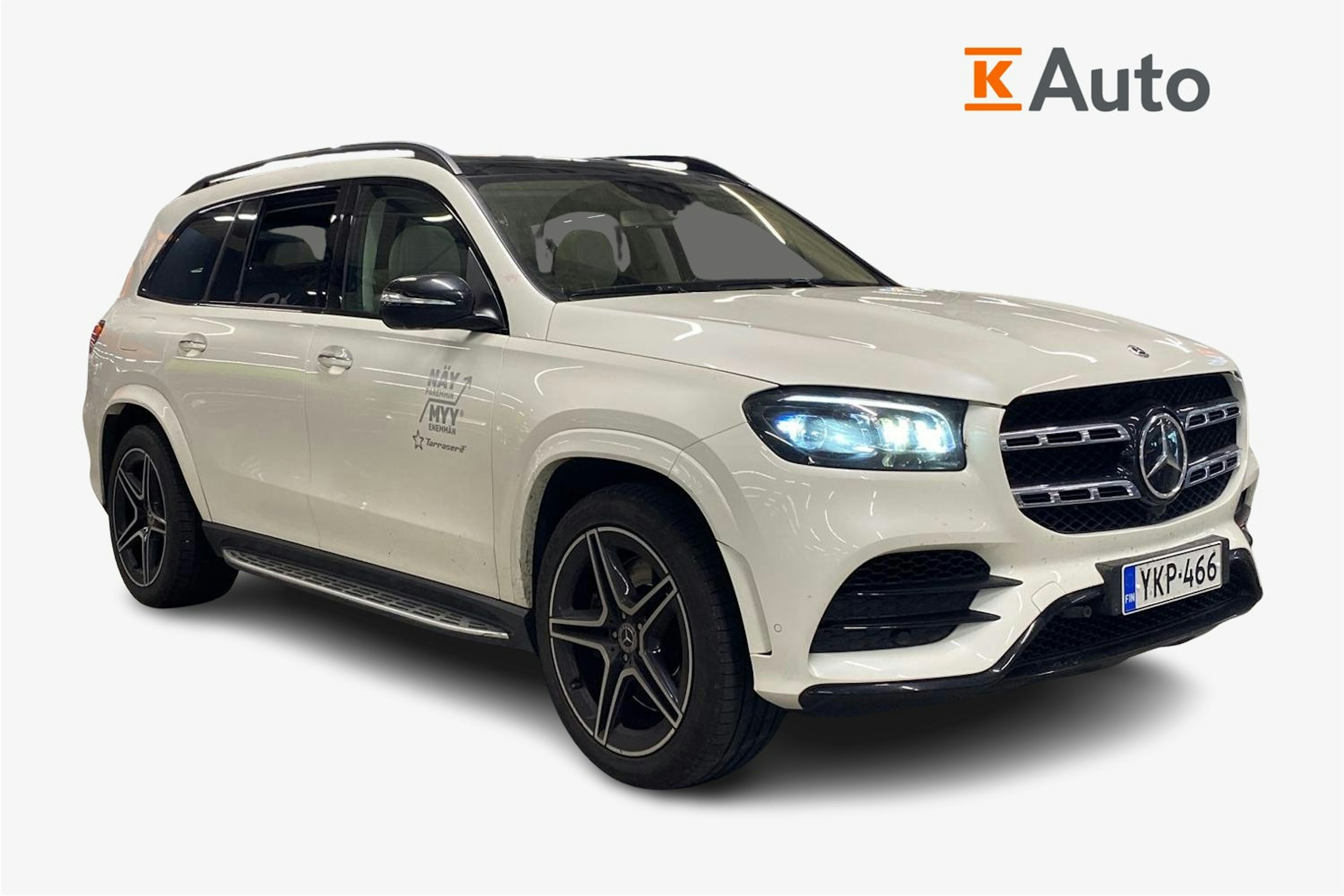 valkoinen Mercedes-Benz GLS 2021 kuva 1.