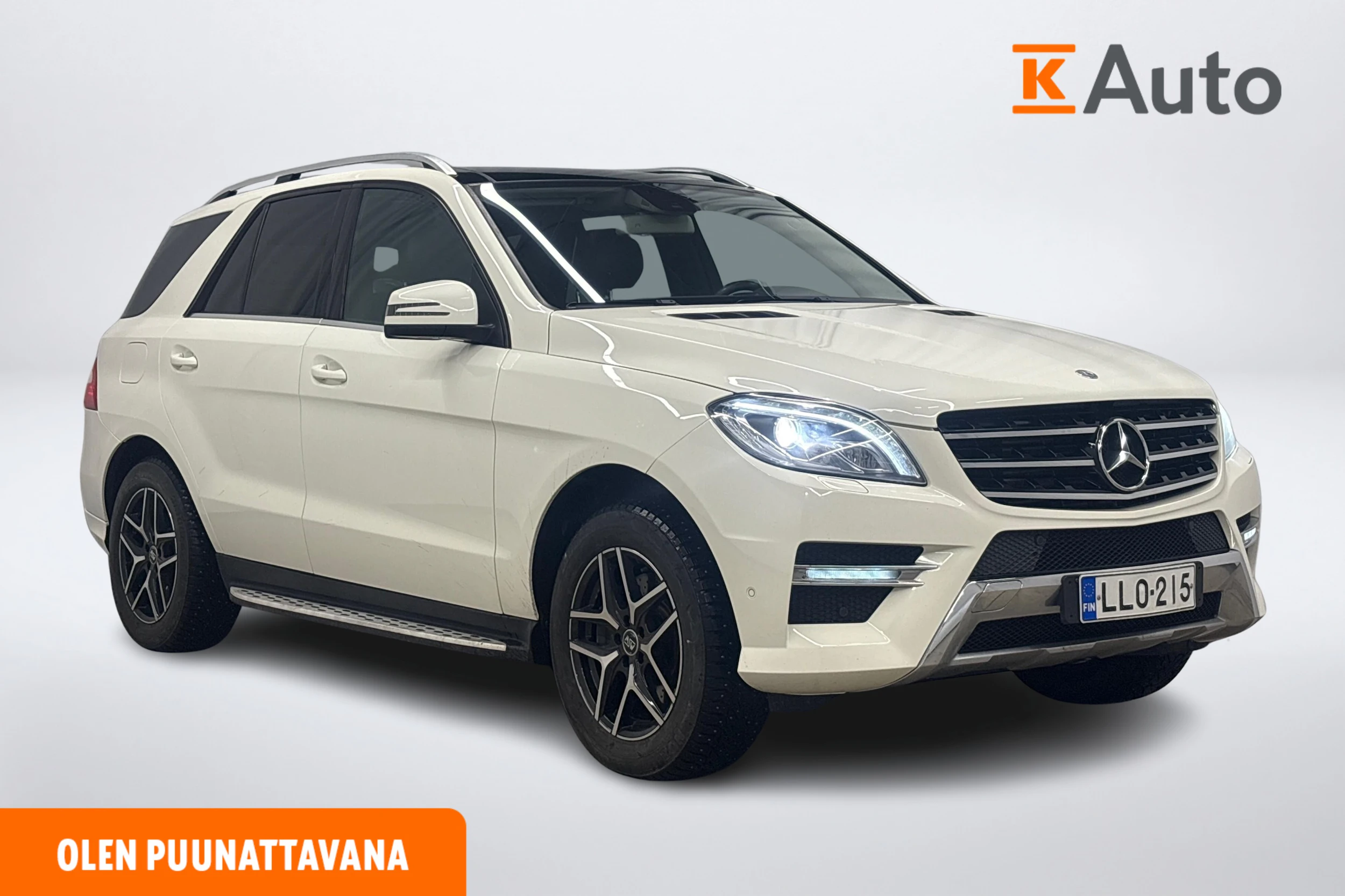 valkoinen Mercedes-Benz ML 2012 kuva 1.
