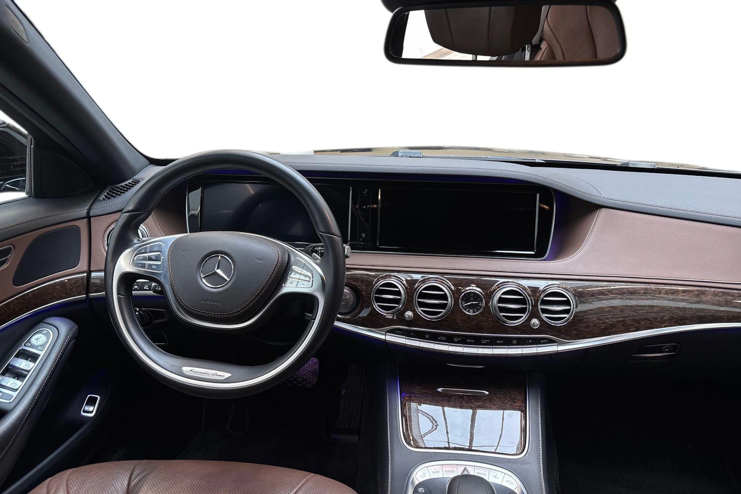 ruskea Mercedes-Benz S 2014 kuva 7.