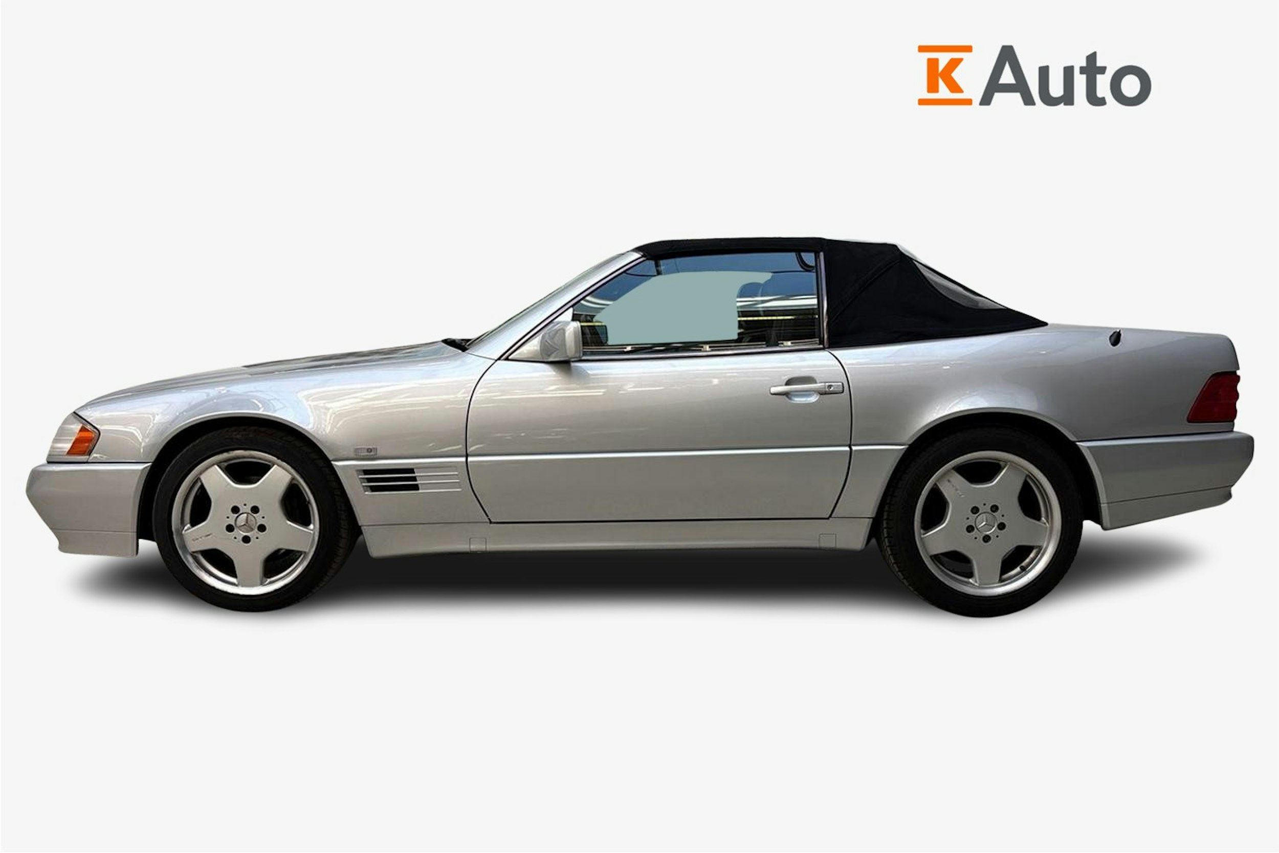 met. harmaa Mercedes-Benz SL 1993 kuva 5.