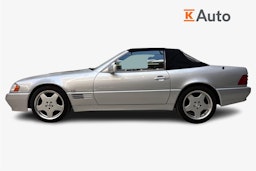 met. harmaa Mercedes-Benz SL 1993 kuva 5.