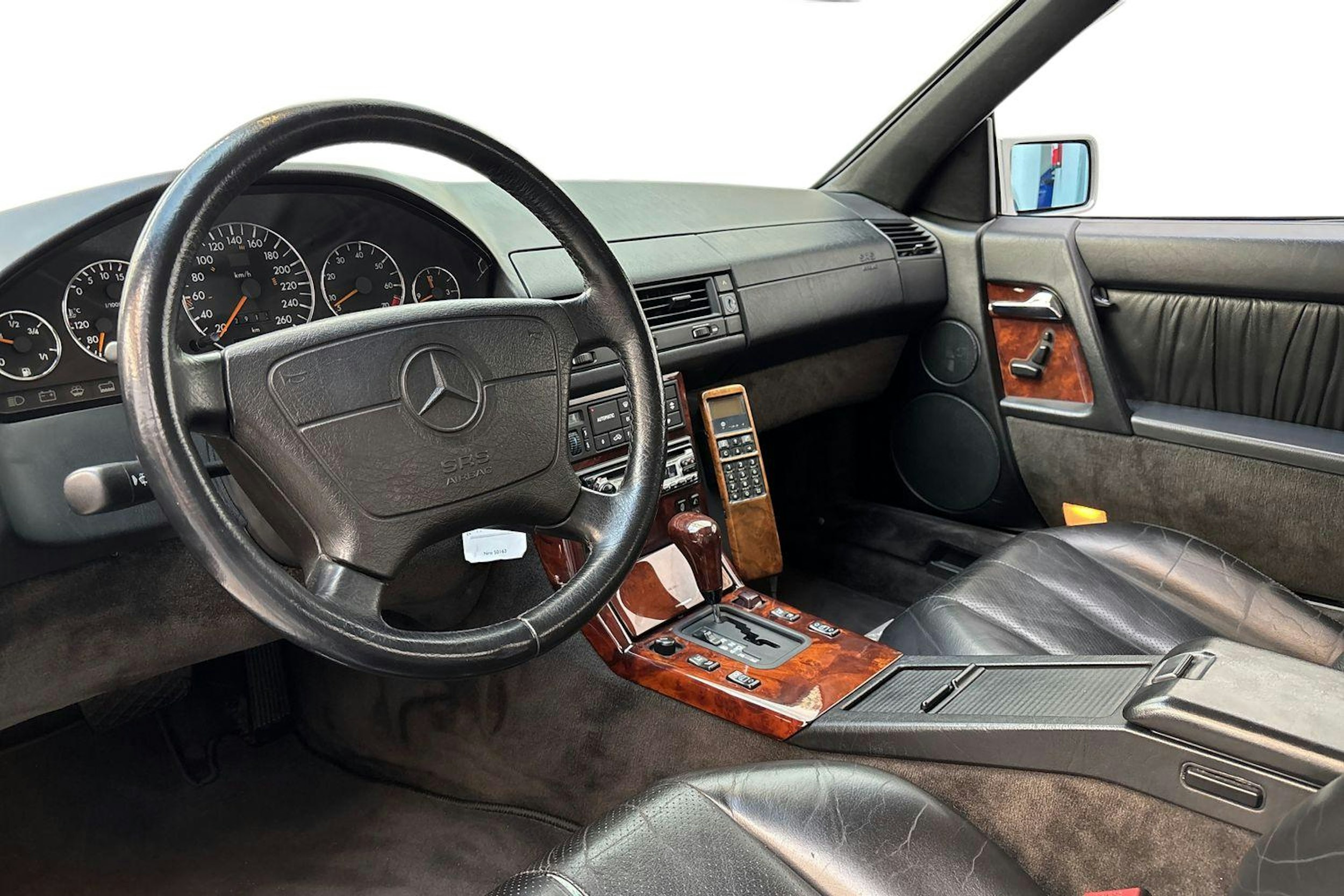 met. harmaa Mercedes-Benz SL 1993 kuva 6.