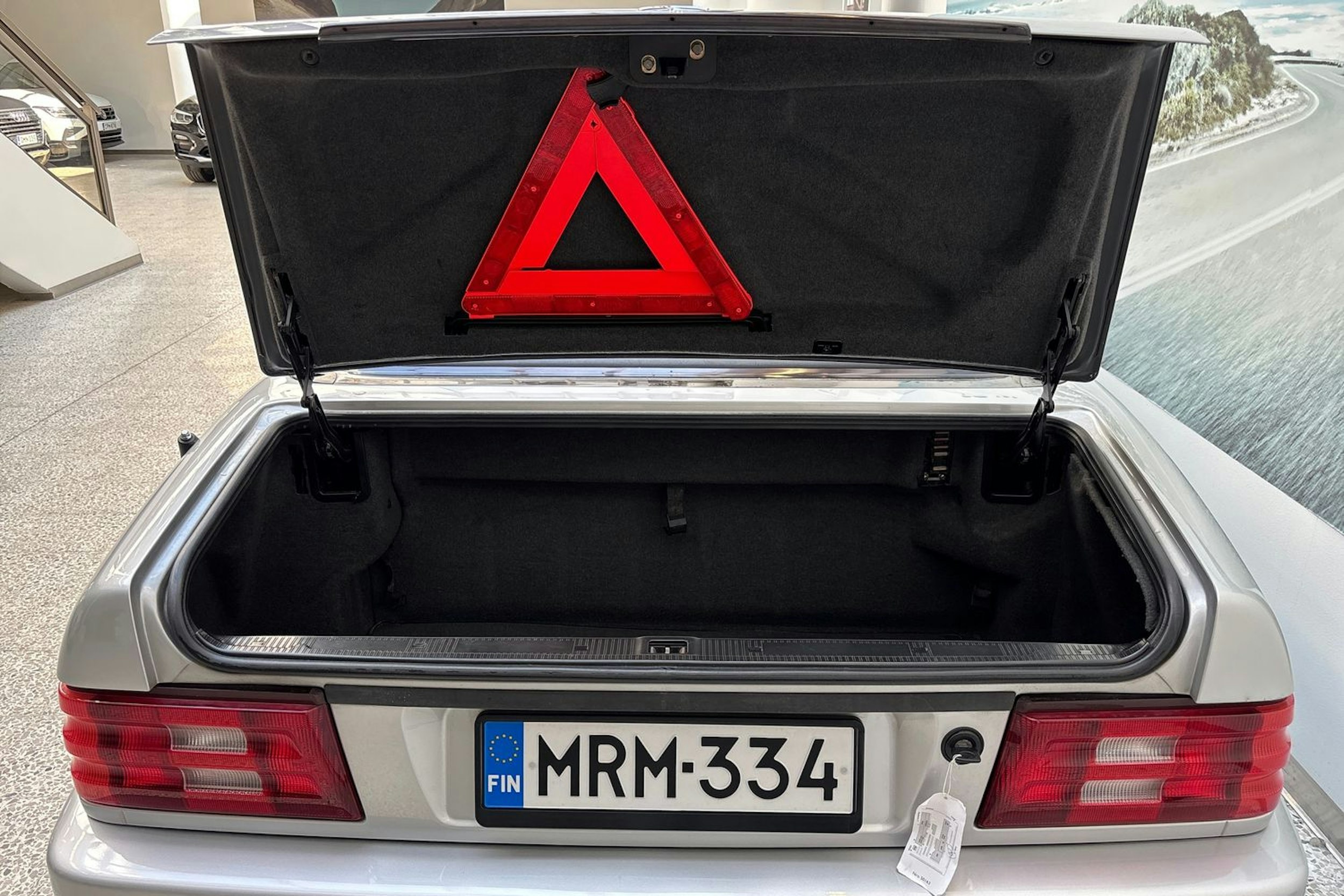 met. harmaa Mercedes-Benz SL 1993 kuva 12.