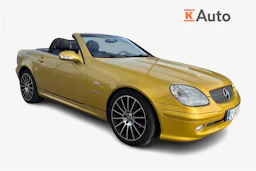 keltainen Mercedes-Benz SLK 2001 kuva 1.