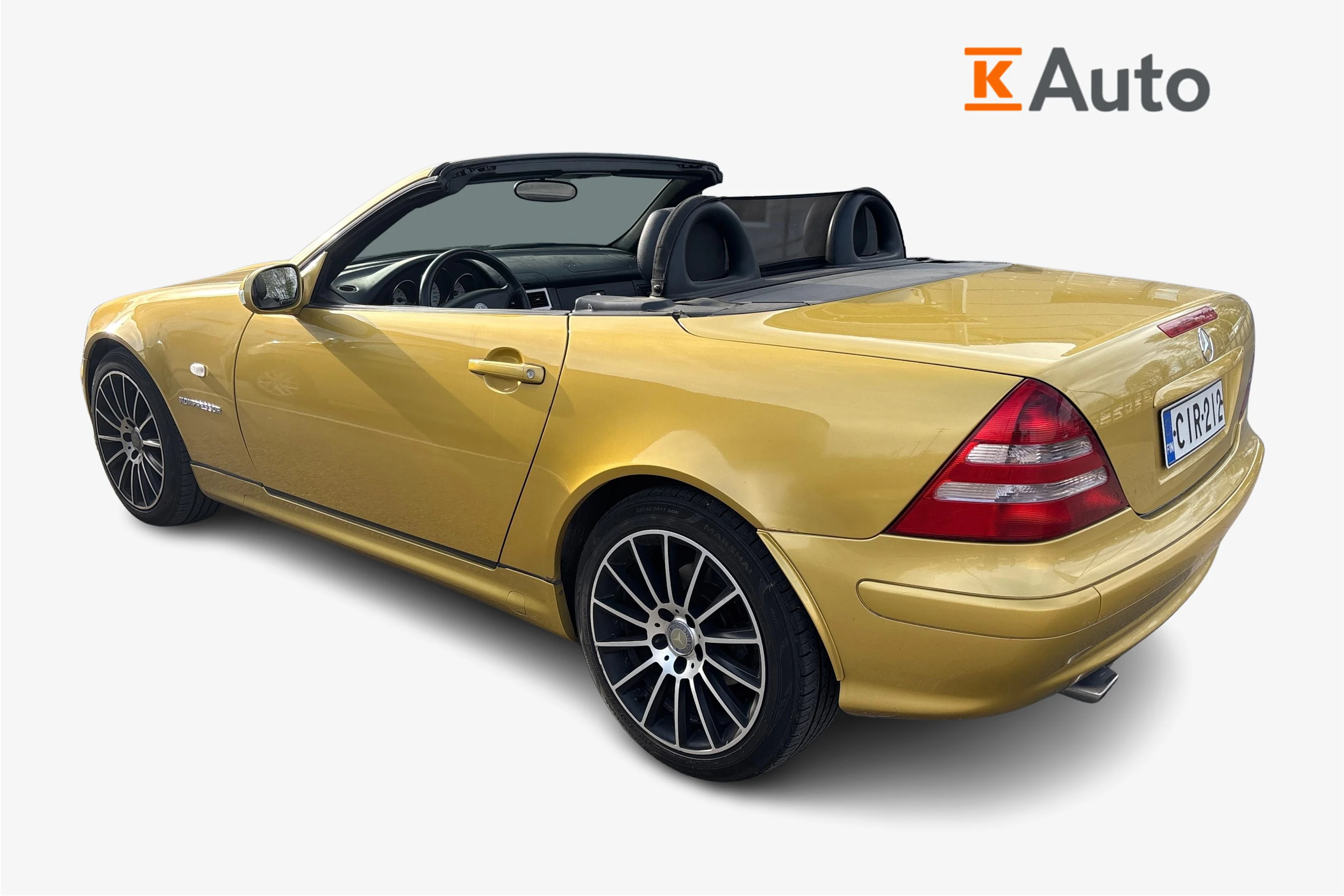 keltainen Mercedes-Benz SLK 2001 kuva 2.