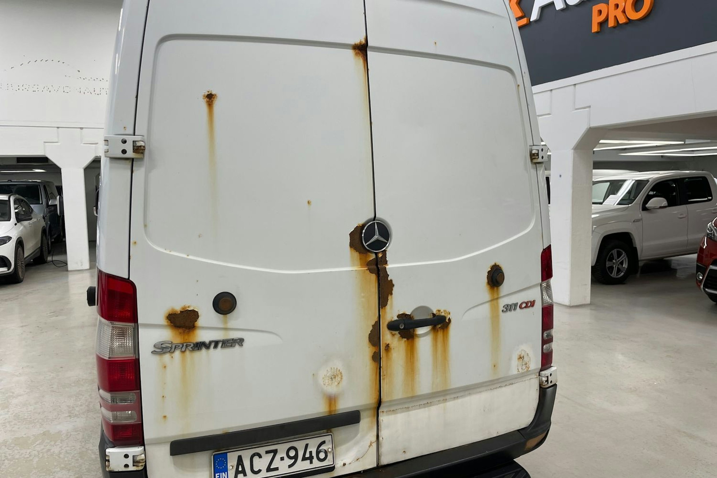 valkoinen Mercedes-Benz Sprinter 2007 kuva 34.