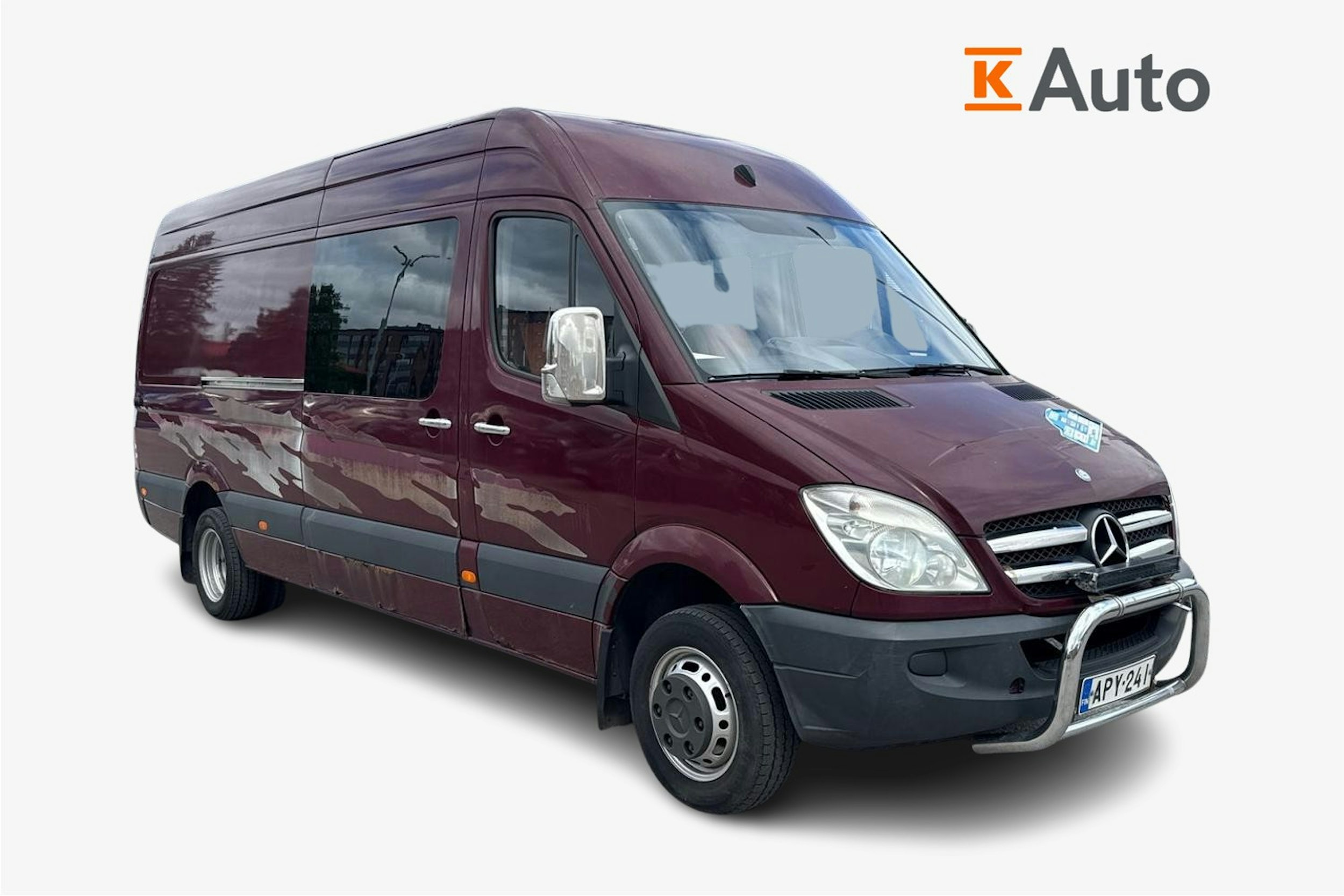 punainen Mercedes-Benz Sprinter 2008 kuva 1.