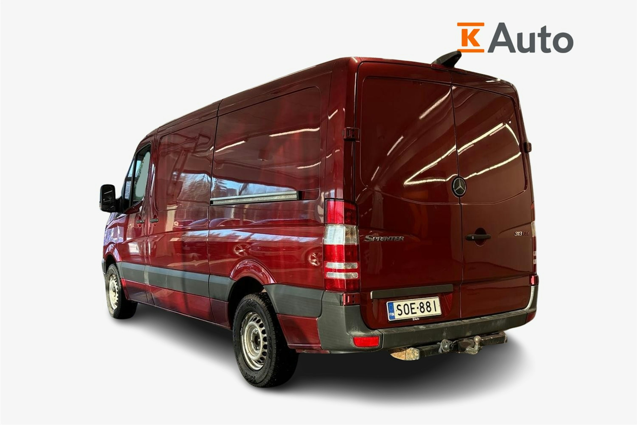 punainen Mercedes-Benz Sprinter 2011 kuva 2.