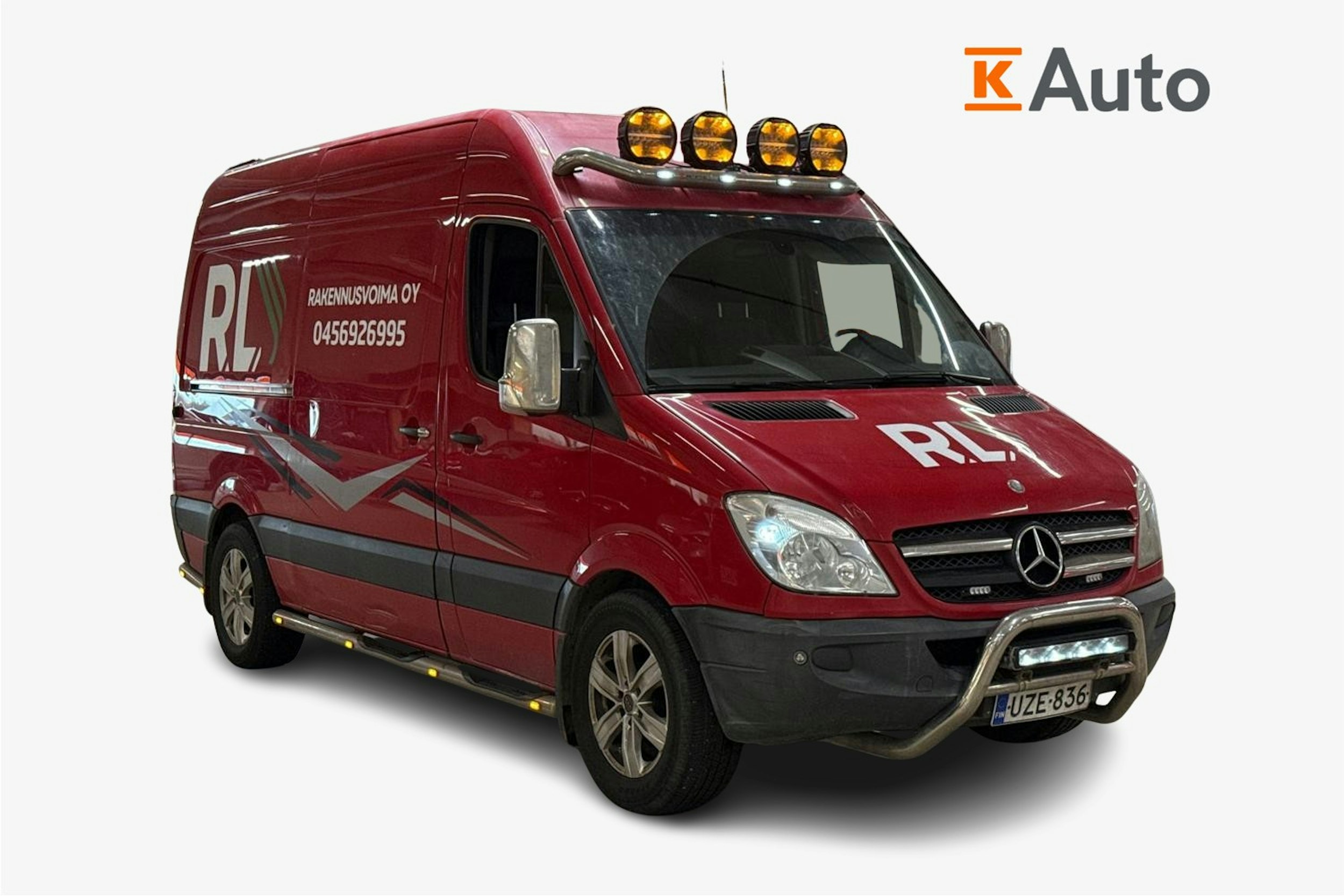 punainen Mercedes-Benz Sprinter 2012 kuva 1.