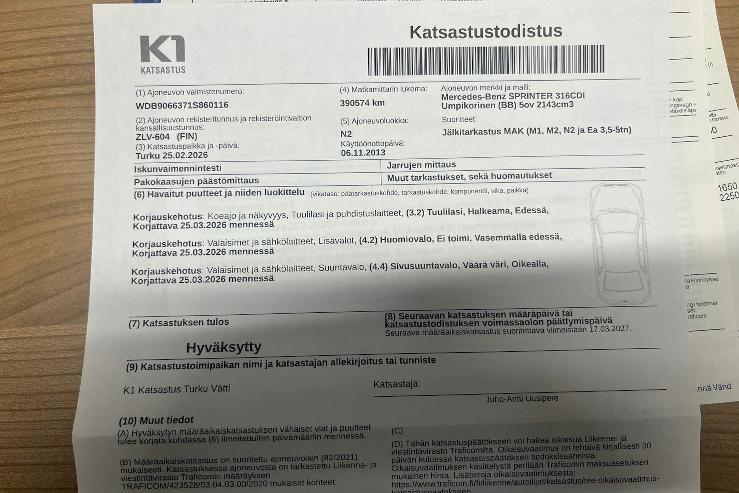 Musta Mercedes-Benz SPRINTER 2014 kuva 29.