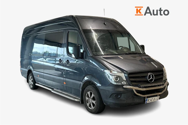 Mercedes-Benz Sprinter 319 BlueTEC-3,5/43 KB pitkä A3 A | 2+3 B-kortti | Juuri tullut! |