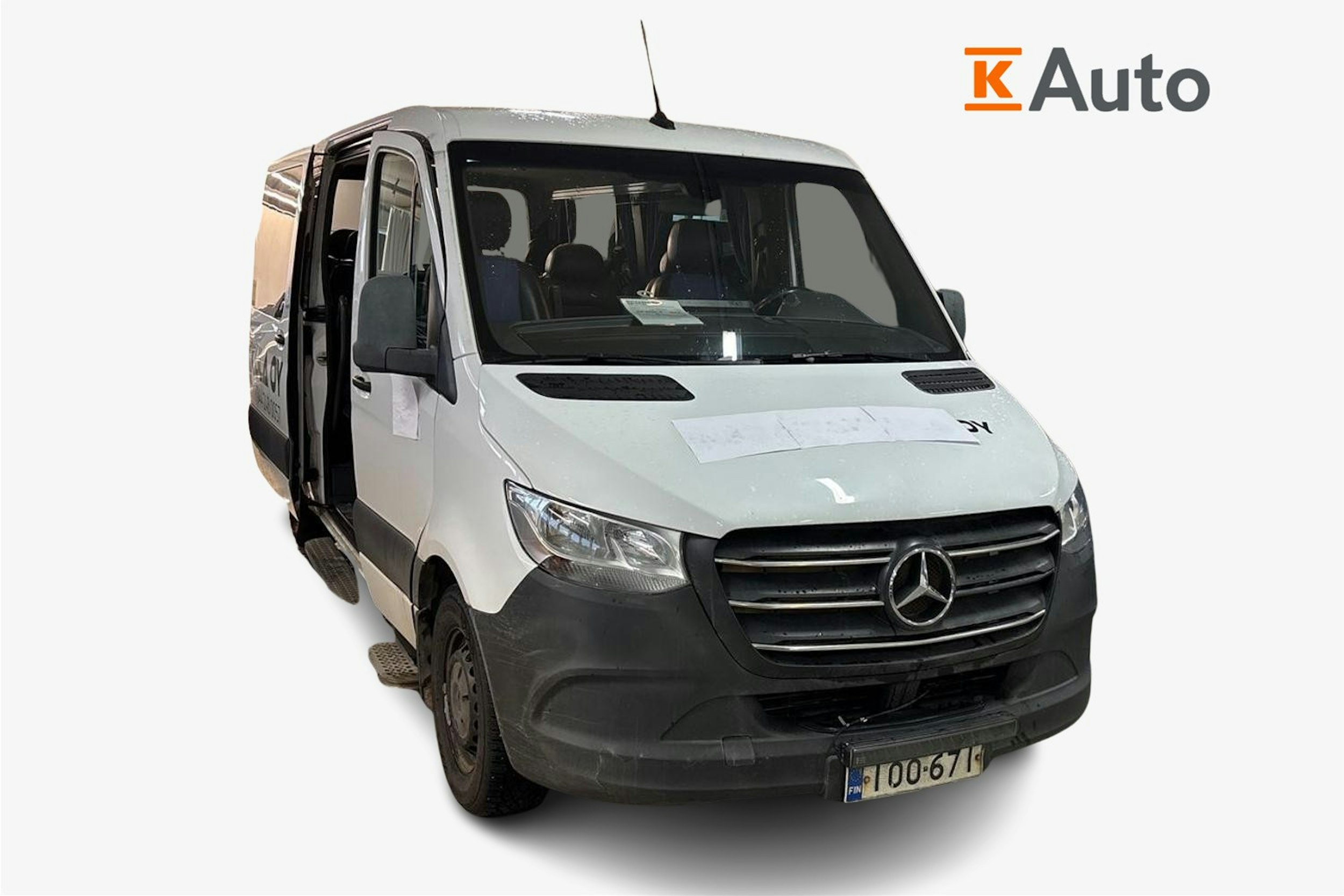 valkoinen Mercedes-Benz Sprinter 2018 kuva 1.