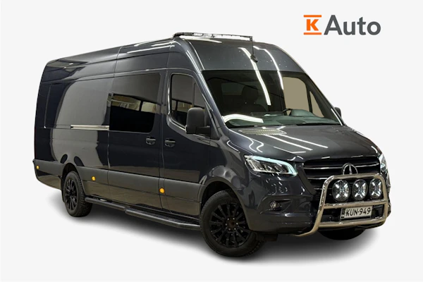 Mercedes-Benz Sprinter 319CDI V6 A4 Extrapitkä Jatko-ohjaamo 2 + 3