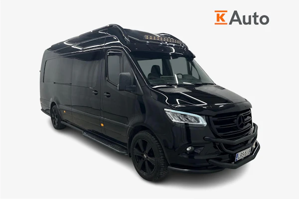 Mercedes-Benz Sprinter 319CDI RWD-3,5/43K extrapitkä A4 A |  2+3 B-Kortti | Mahdollista muuttaa kevyt kuorma-autoksi |